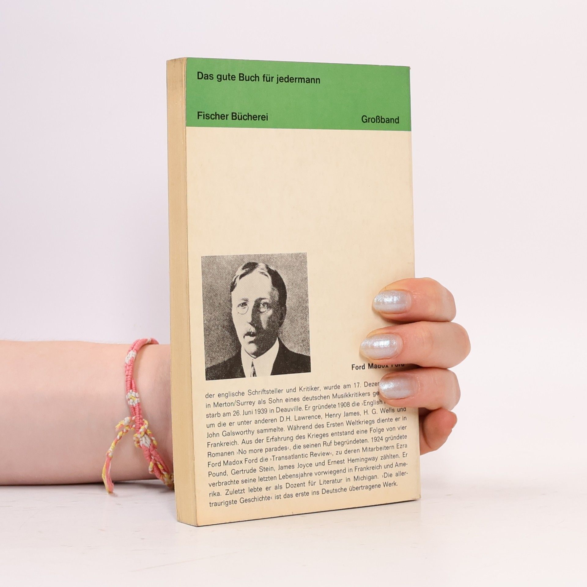 Madox Ford Ford Die allertraurigste Geschichte