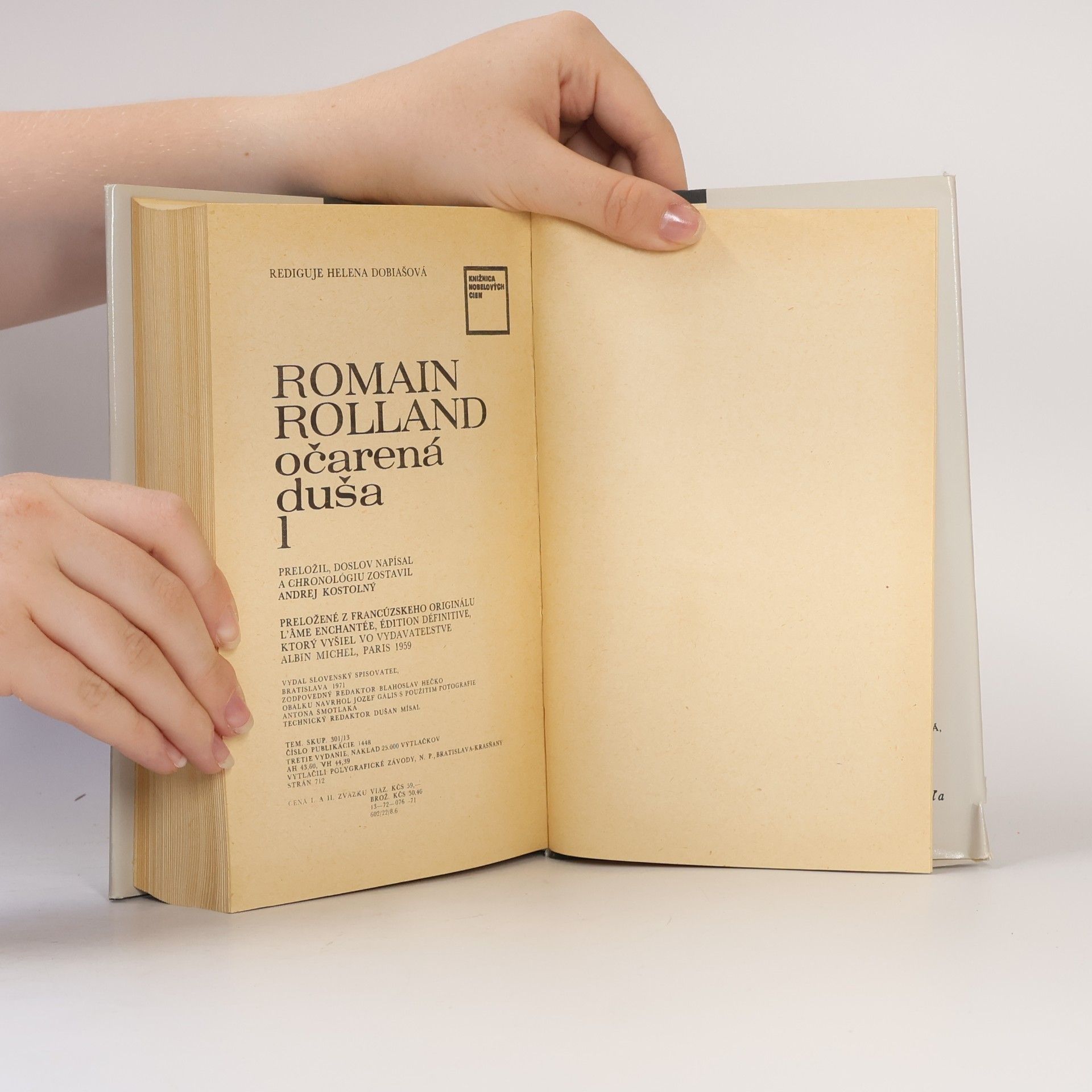 Romain Rolland Očarená duša 1