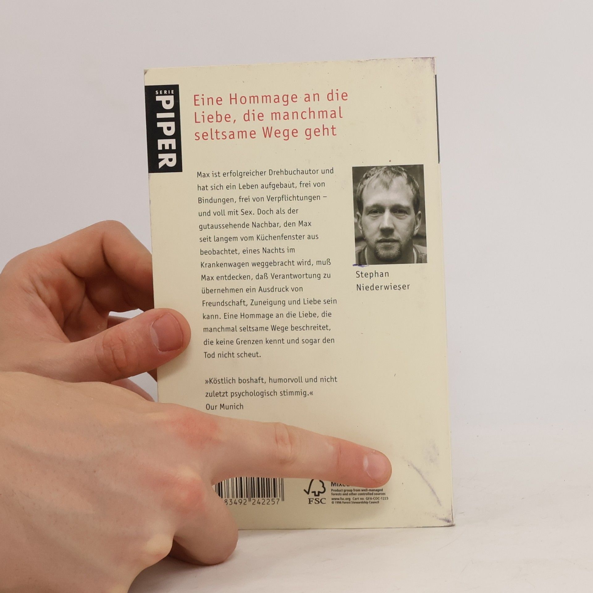 Stephan Niederwieser Das einzige, was zählt
