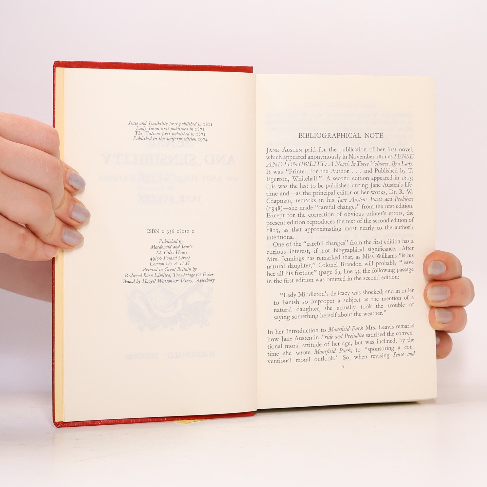 Jane Austen Sense and Sensibility, with Lady Susan and the Watsons