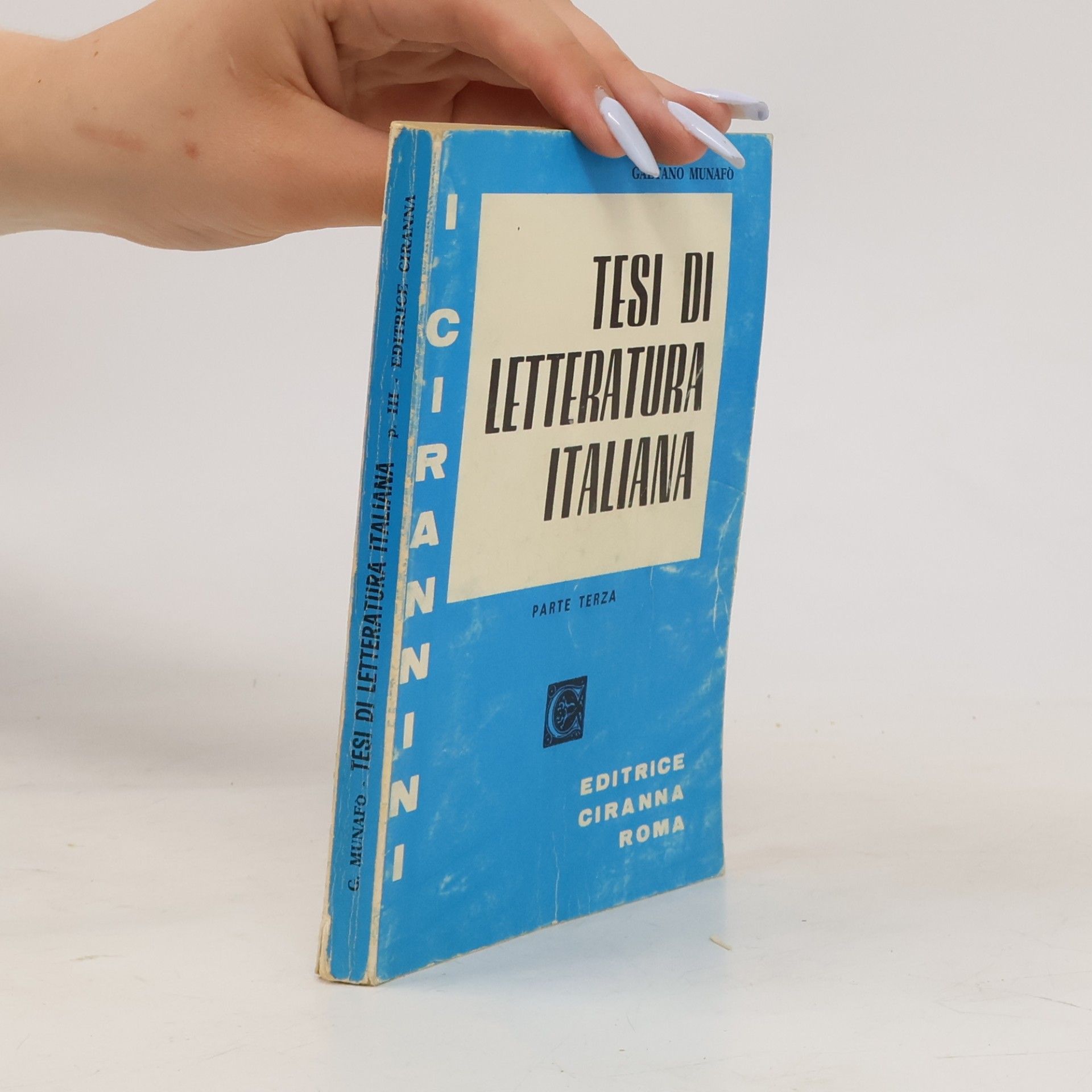 Collectif d'auteurs Tesi di letteratura italiana