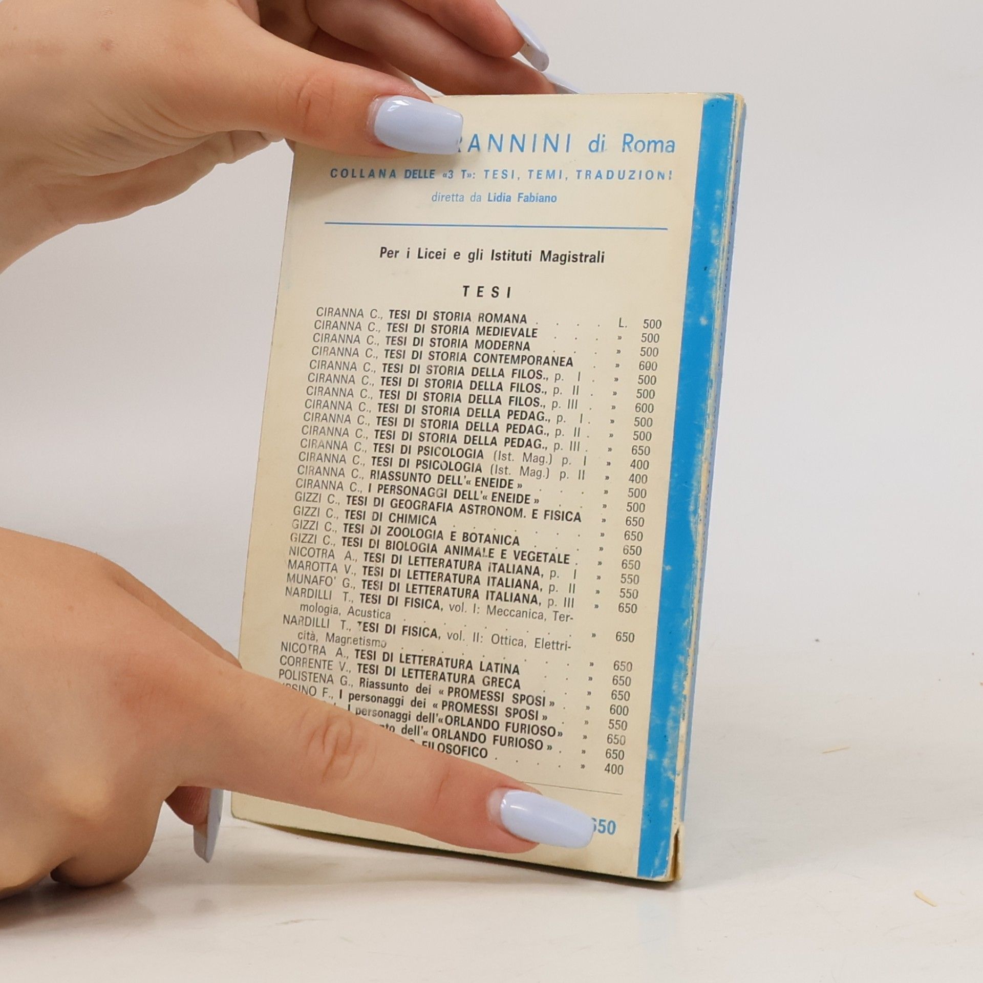 Collectif d'auteurs Tesi di letteratura italiana