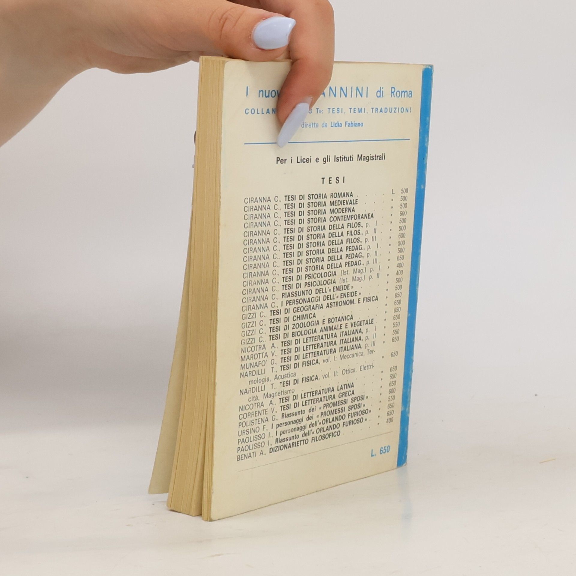 Collectif d'auteurs Tesi di letteratura italiana