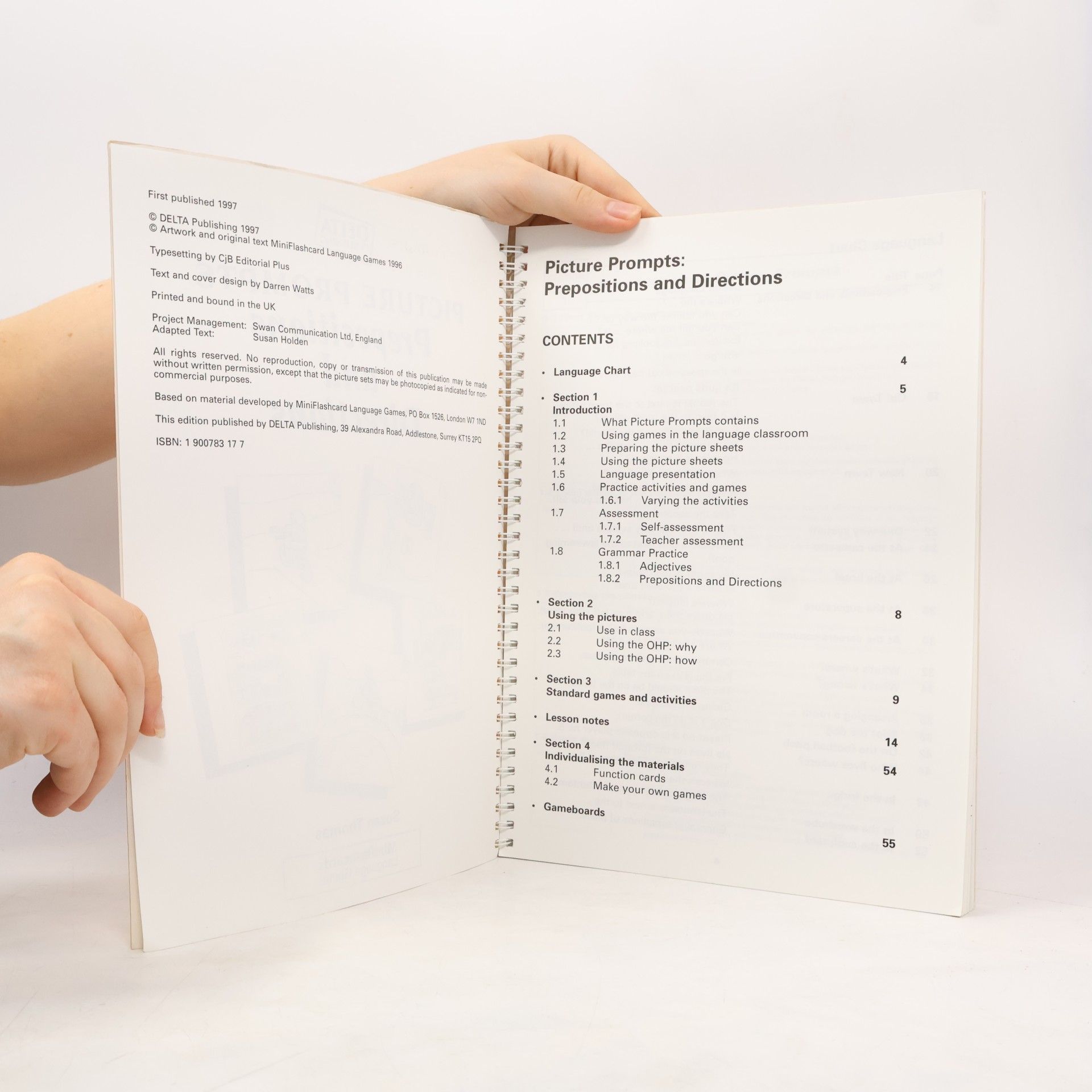 Susan Thomas Picture Prompts, Prepositions and Directions