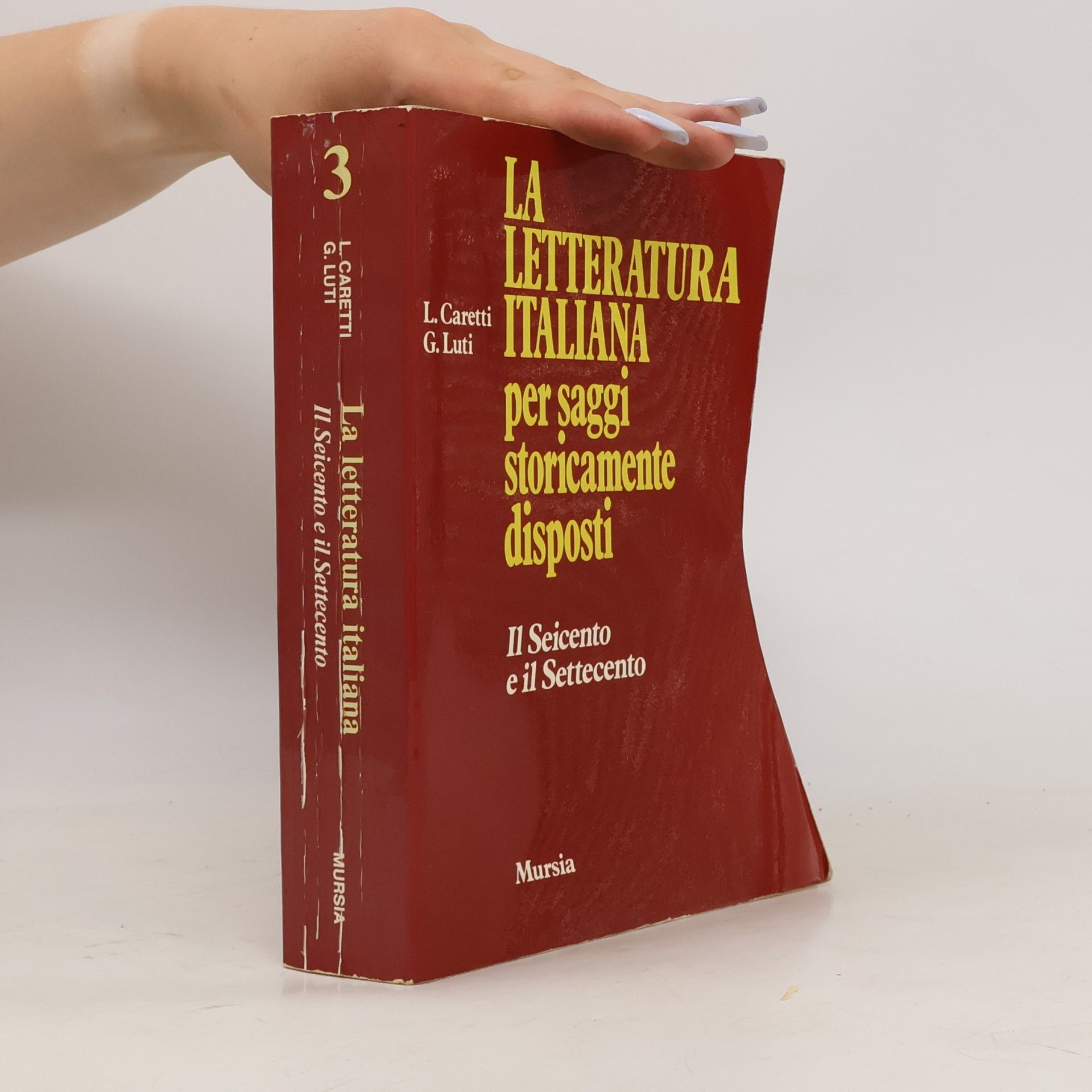La letteratura italiana per saggi storicamente disposti