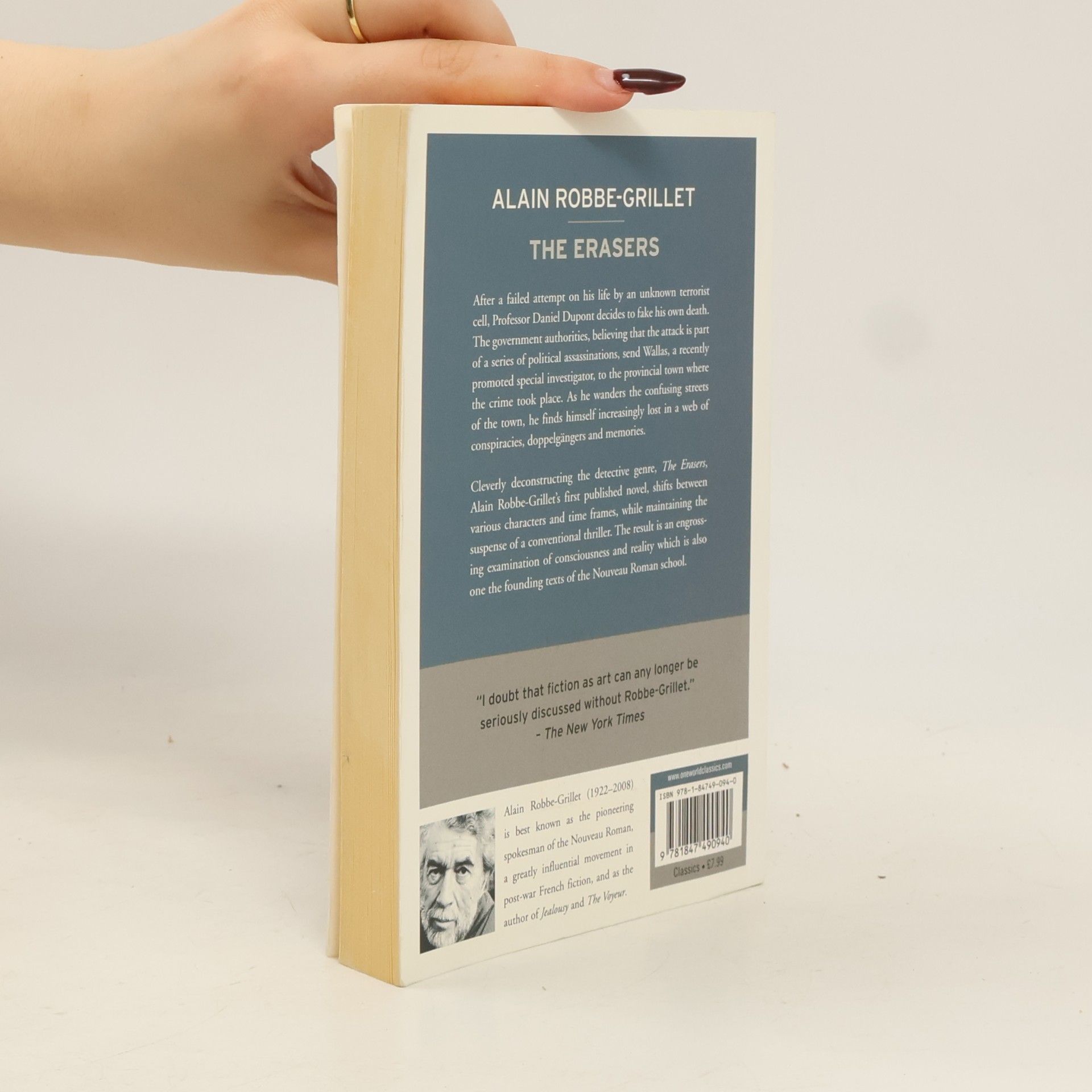 Alain Robbe Grillet Erasers