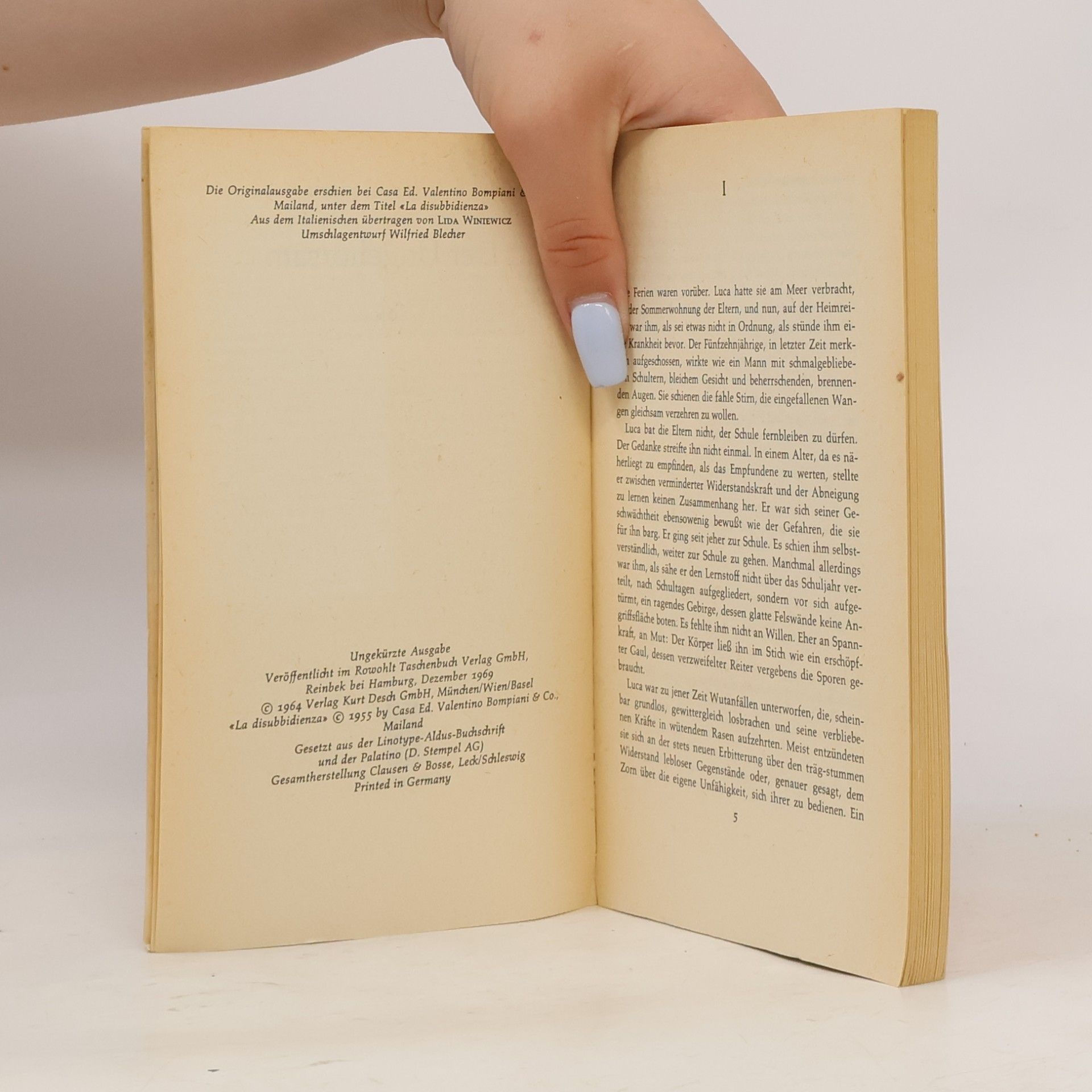 Alberto Moravia Der Ungehorsam