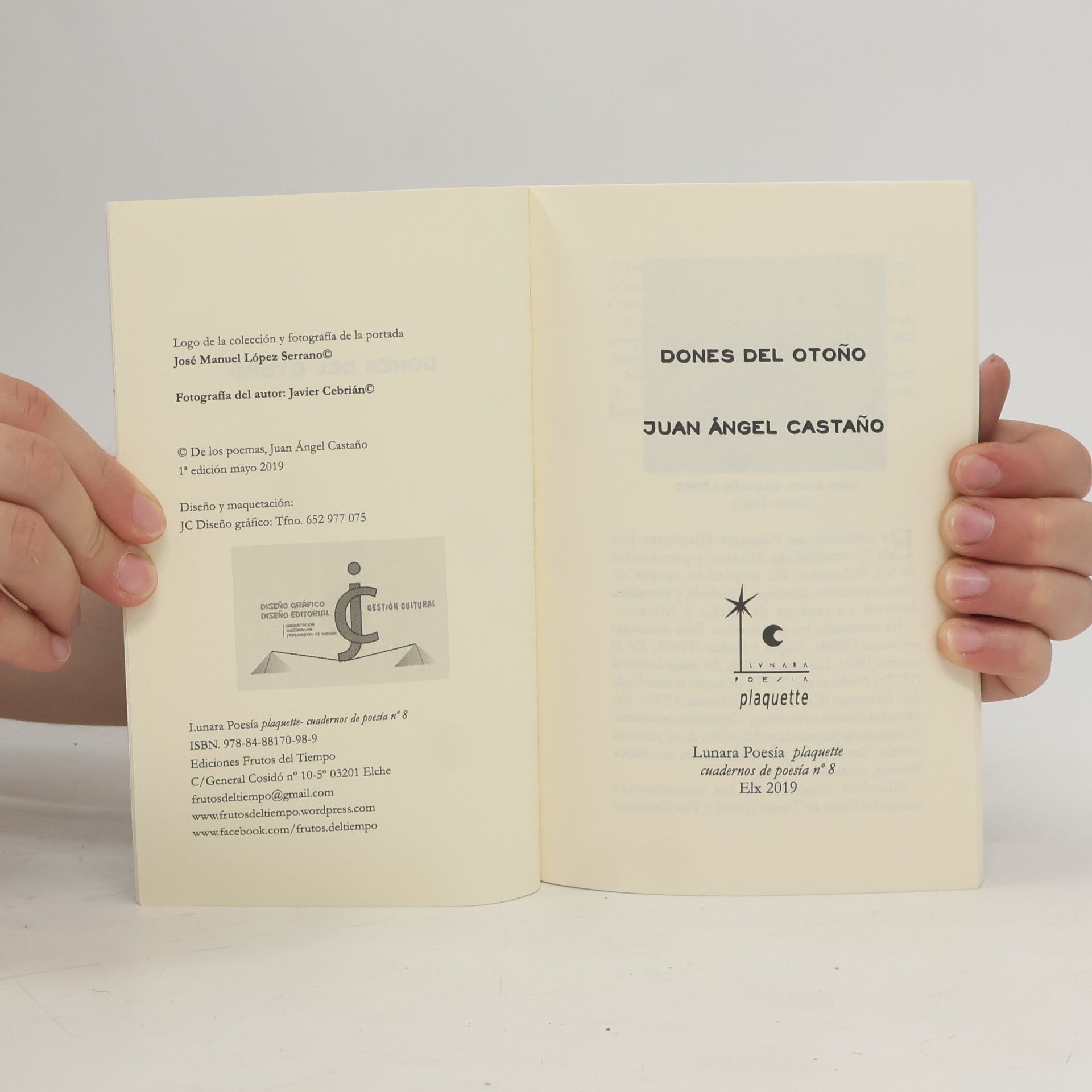 Juan Ángel Castaño López Lunara poesía plaquette - 8: Dones del otoño