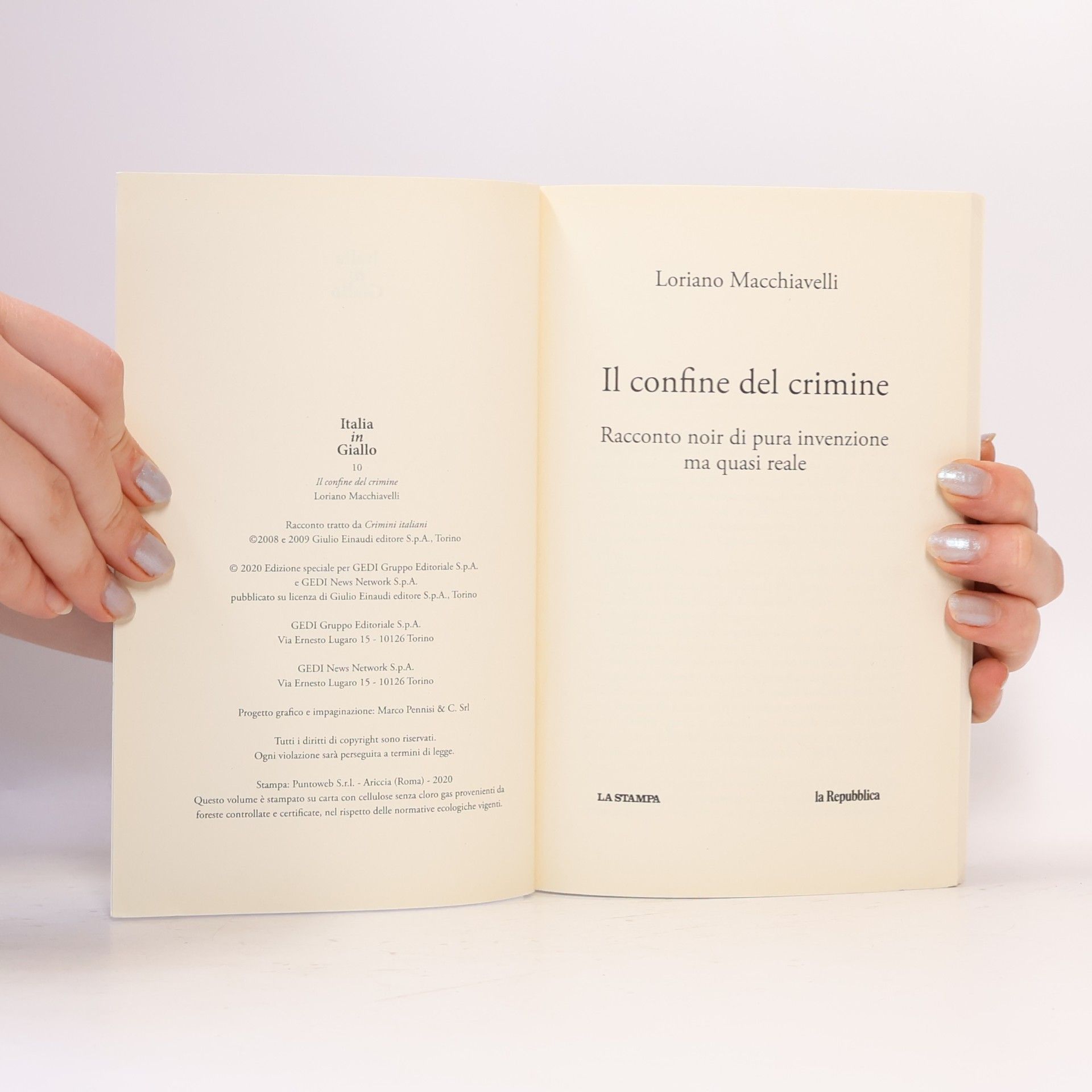 Loriano Macchiavelli Il confine del crimine