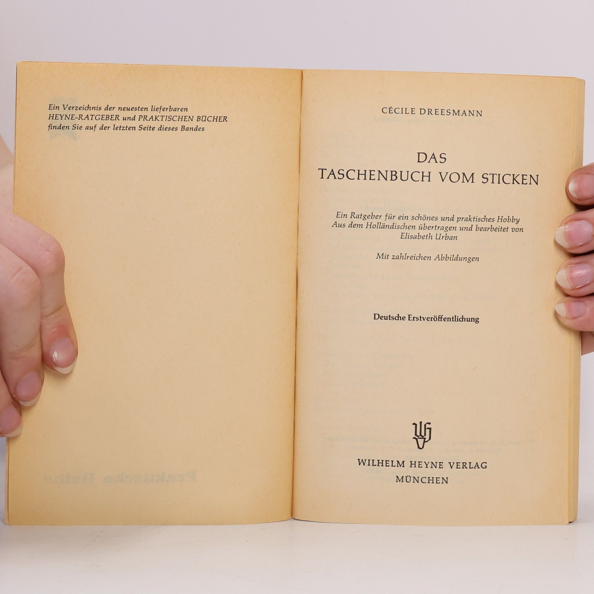 Cécile Dreesmann Das Taschenbuch vom Sticken