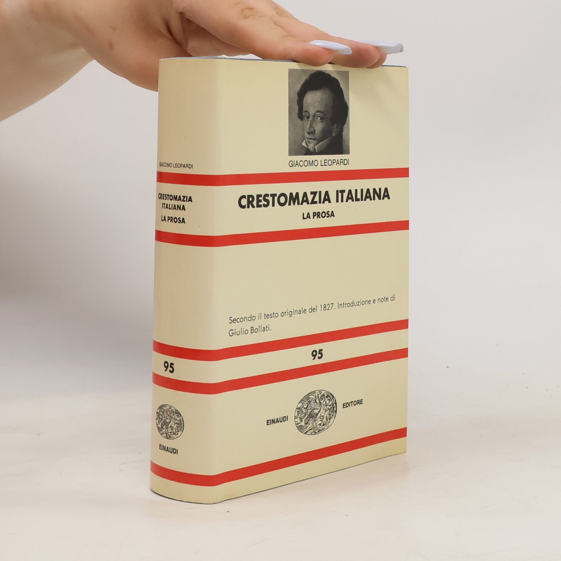 Giacomo Leopardi Crestomazia Italiana
