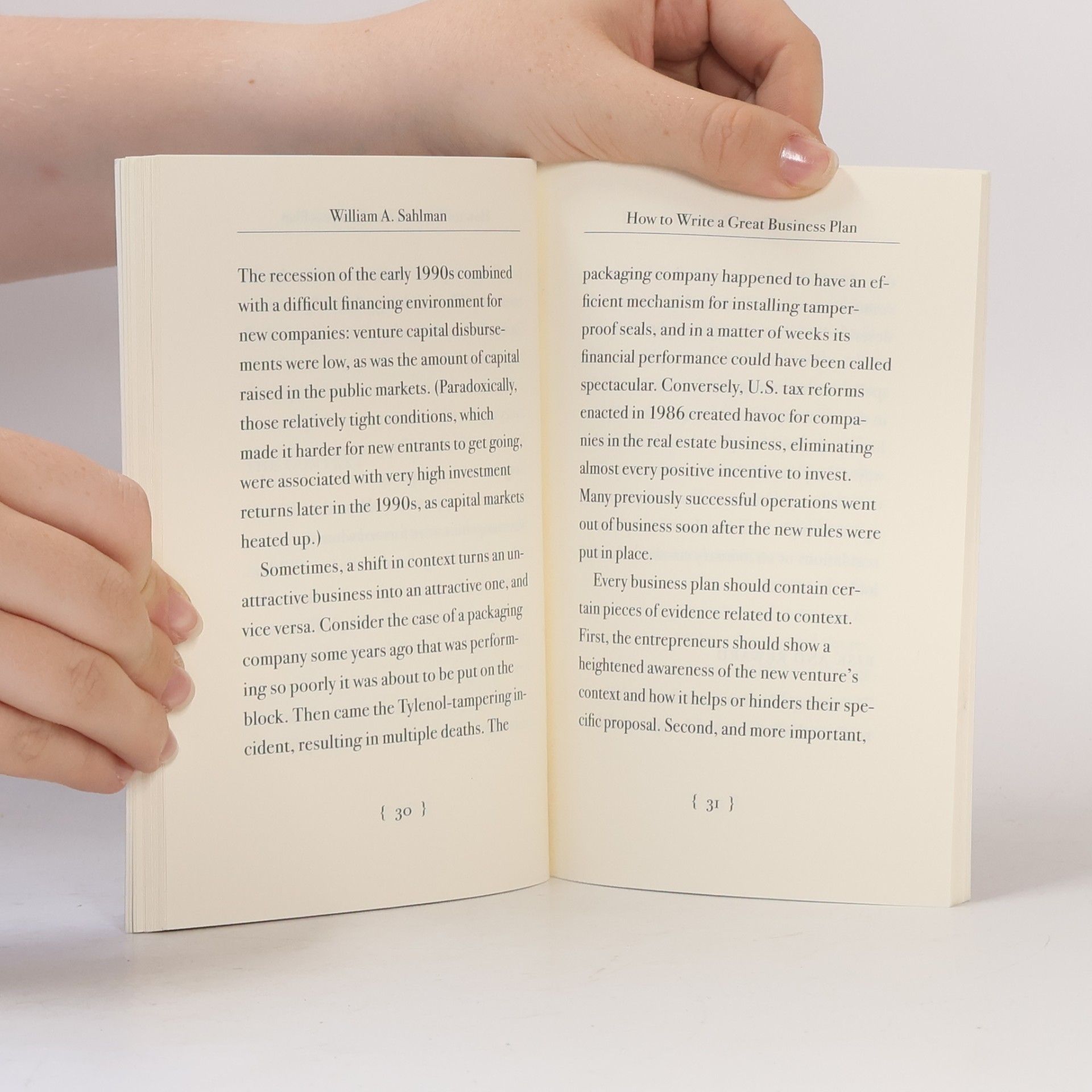 William Andrews Sahlman Harvard Business Review Classics: How to Write a Great Business Plan