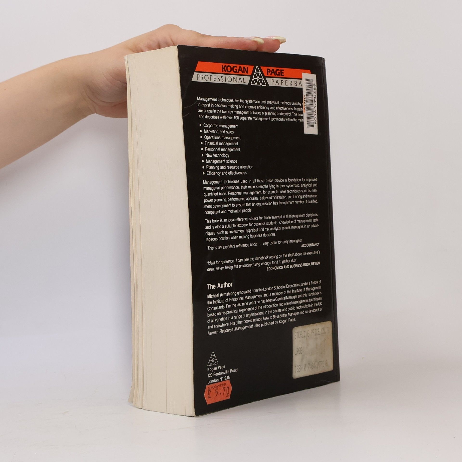 Michael Armstrong A Handbook of Management Techniques