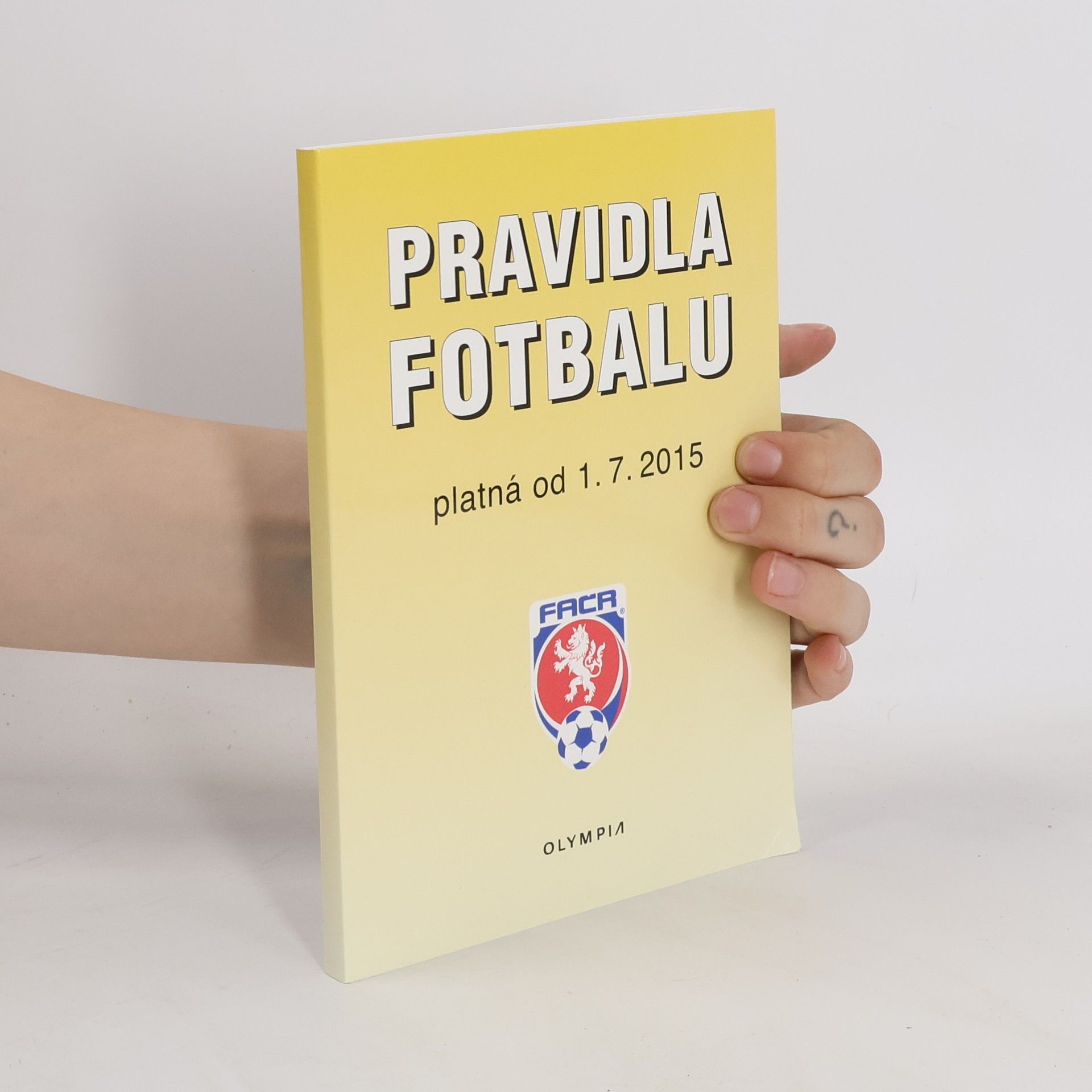 Pravidla fotbalu platná od 1. 7. 2015