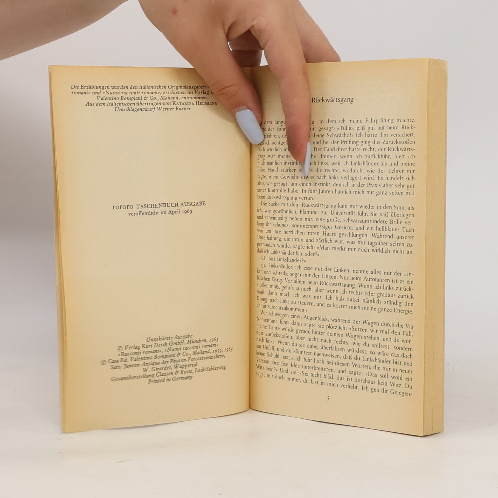 Alberto Moravia Die Lichter von Rom