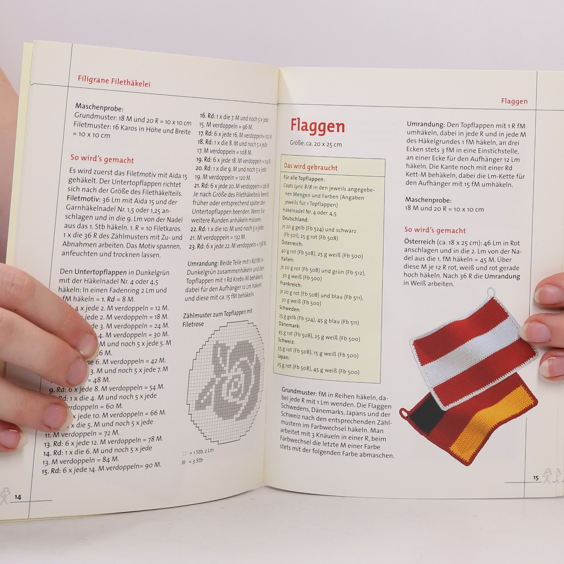 Pfiffige Topflappen häkeln