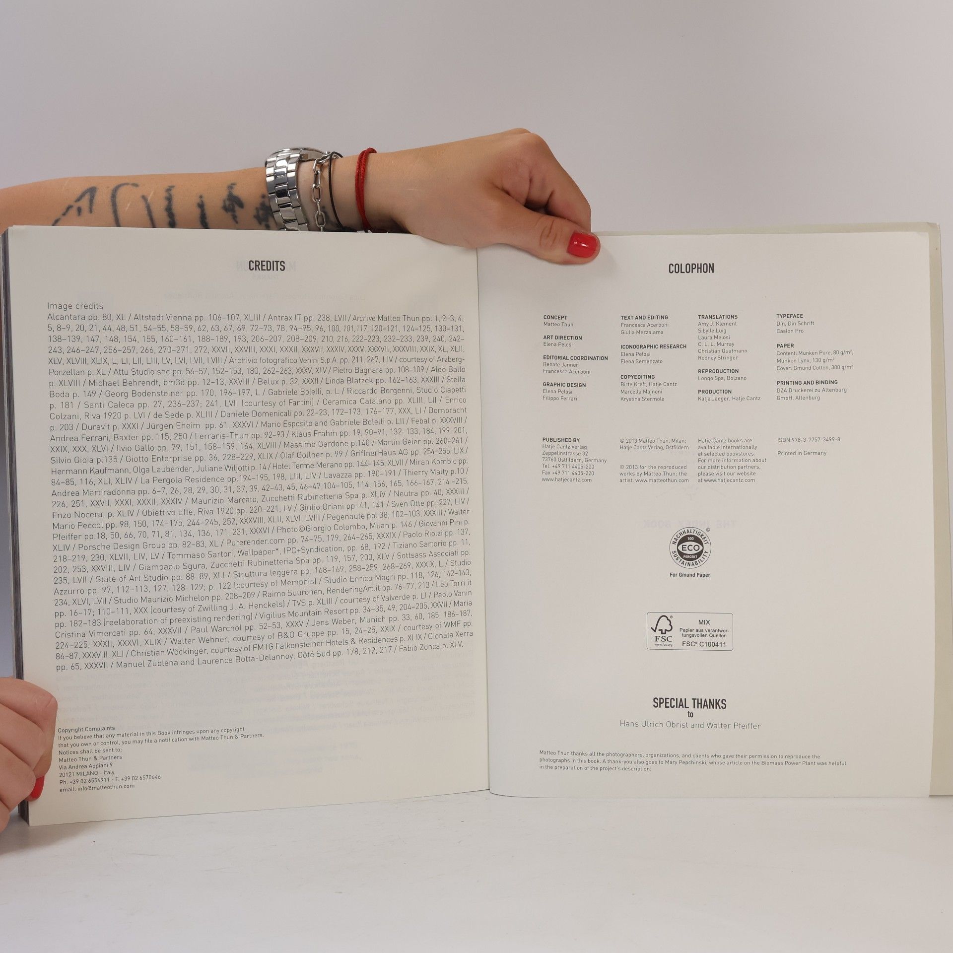 Matteo Thun Matteo Thun. The Index Book