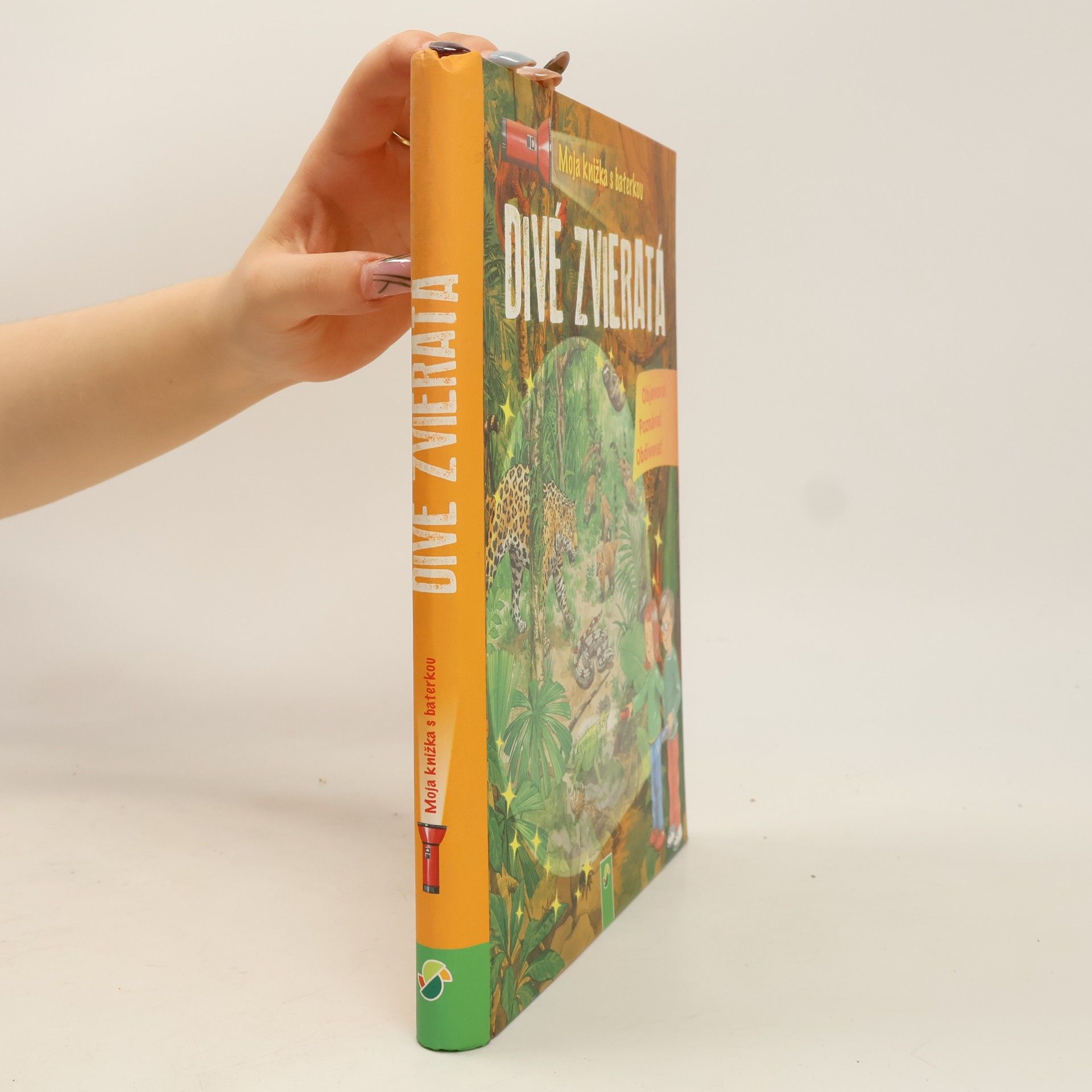 Autorenkollektiv Moje knížka s baterkou : Divoká zvířata