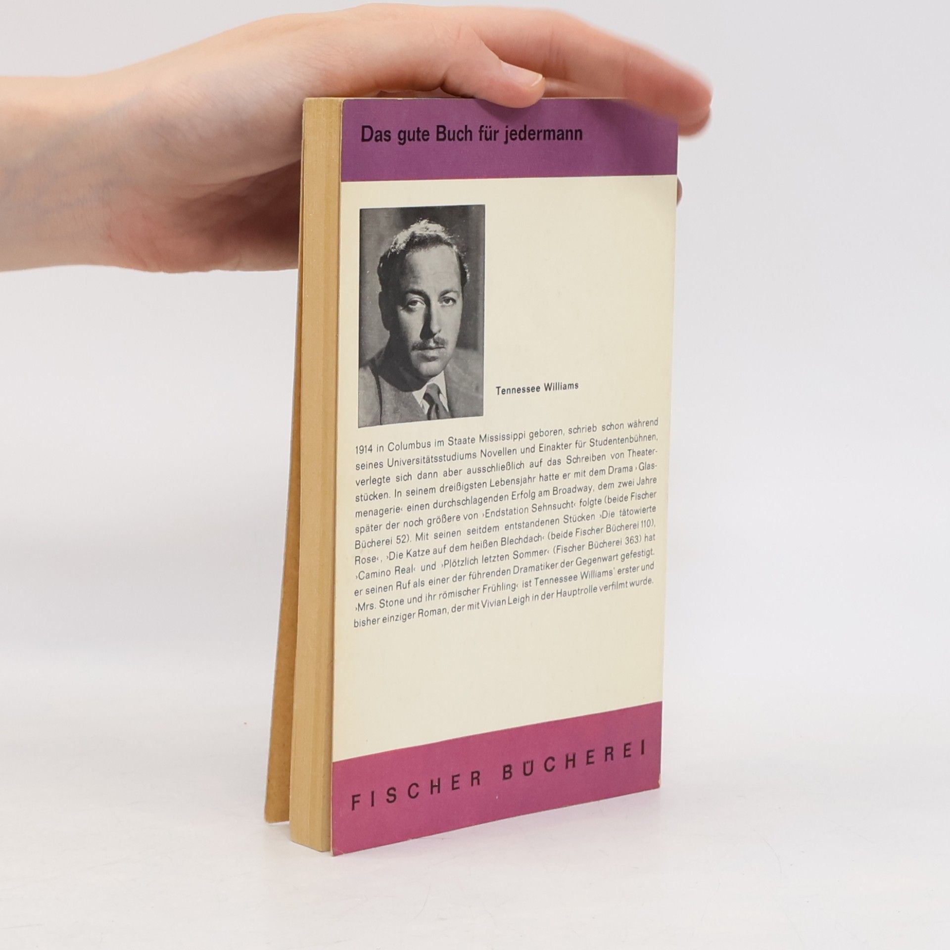 Tennessee Williams Mrs. Stone und ihr römischer Frühling