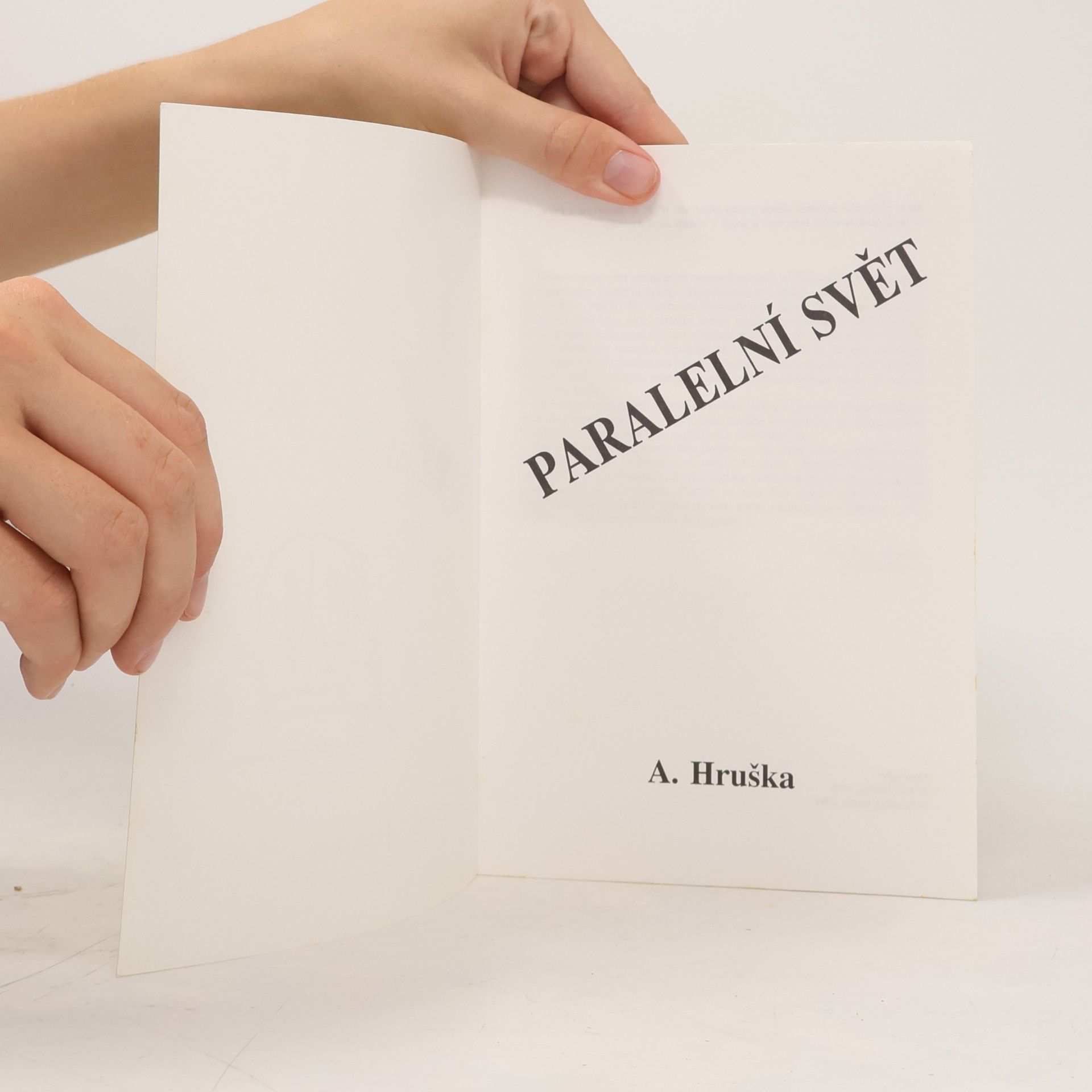 A. Hruška Paralelní svět