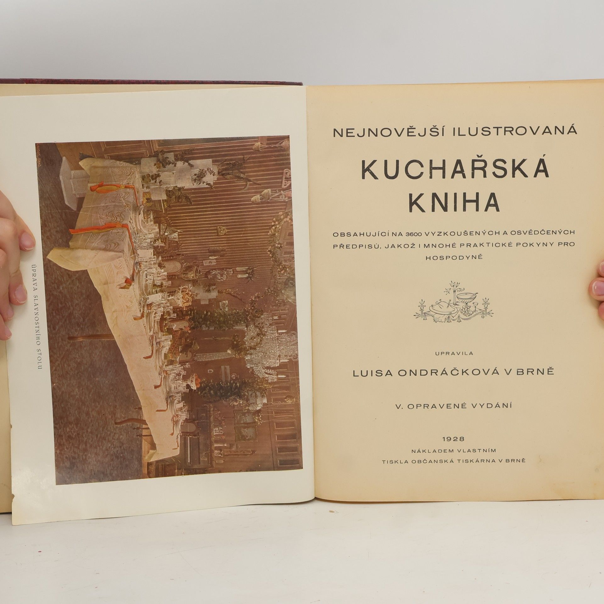Luisa Ondráčková Kuchařská kniha