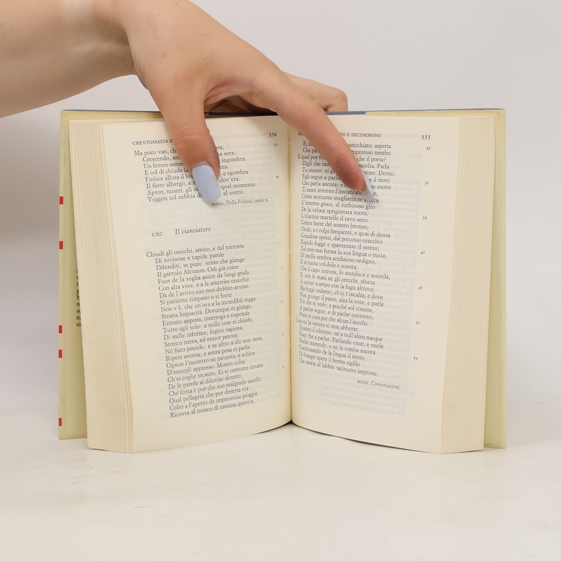 Giacomo Leopardi Crestomania italiana la poesia 96