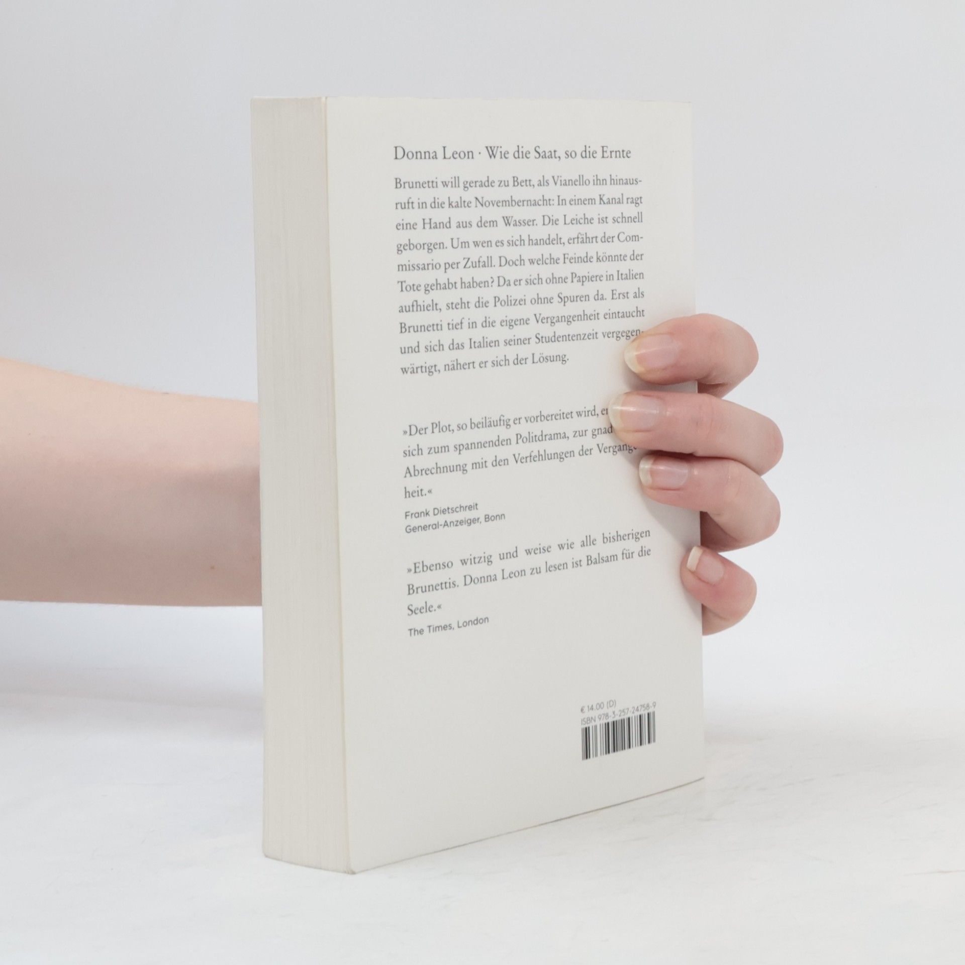 Donna Leon Wie die Saat, so die Ernte