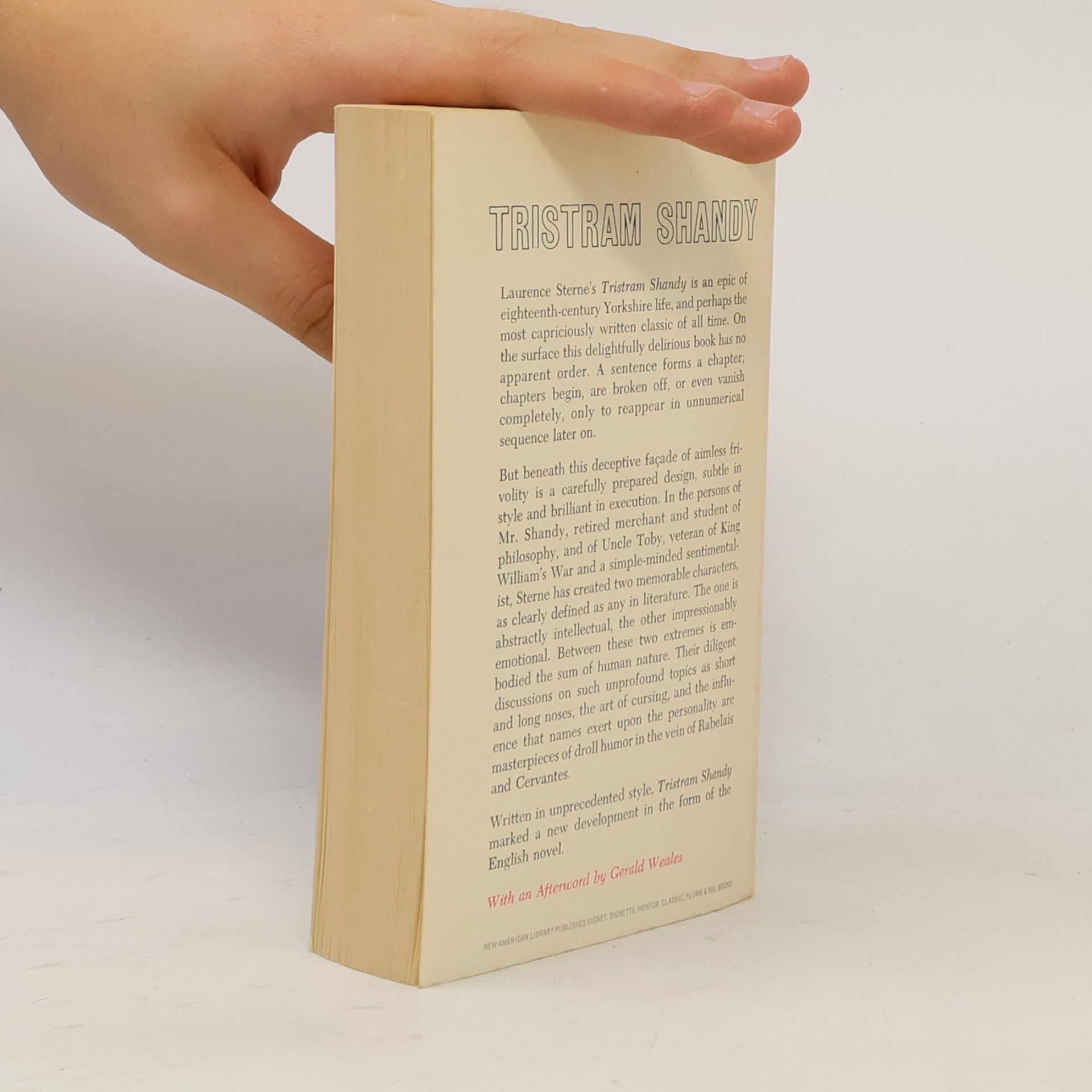 Laurence Sterne Tristram Shandy