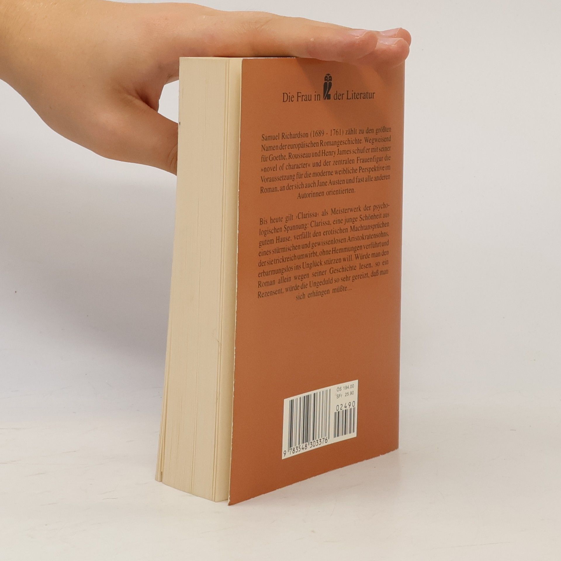Samuel Richardson Clarissa oder die Geschichte einer jungen Dame: Roman