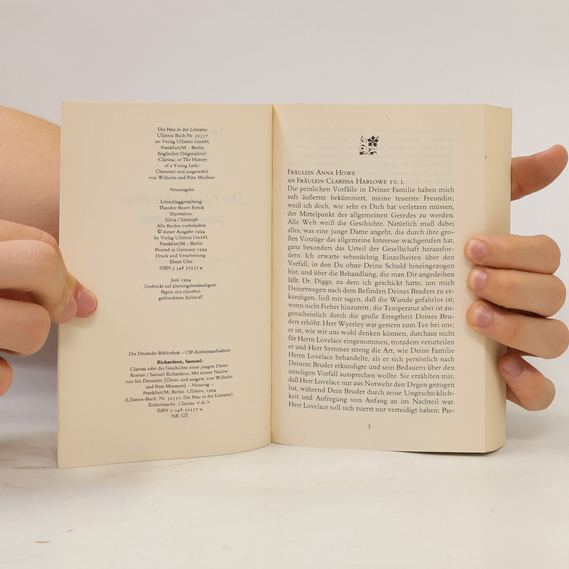 Samuel Richardson Clarissa oder die Geschichte einer jungen Dame: Roman