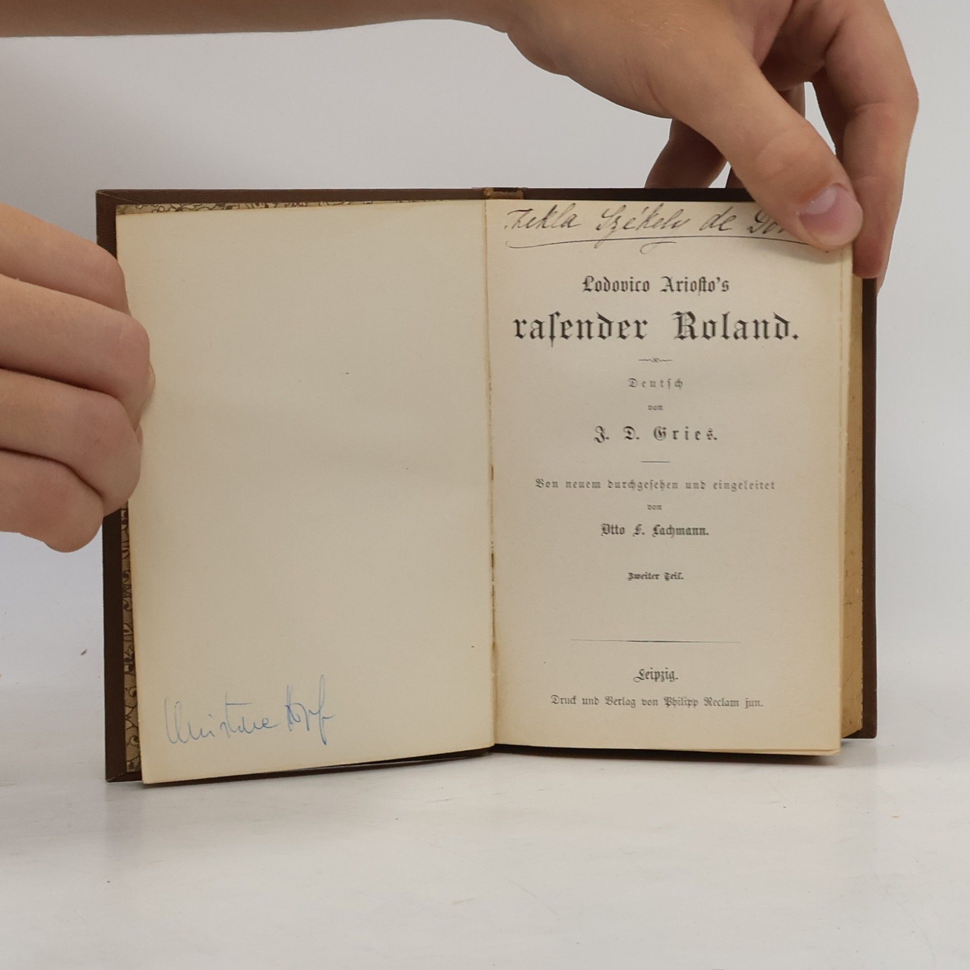 Ludovico Ariosto Lodovico Ariosto's Rasender Roland 2