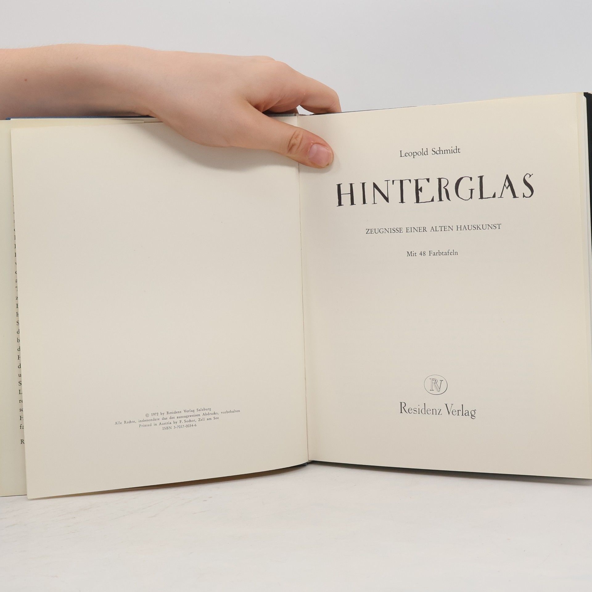Leopold Schmidt Hinterglas