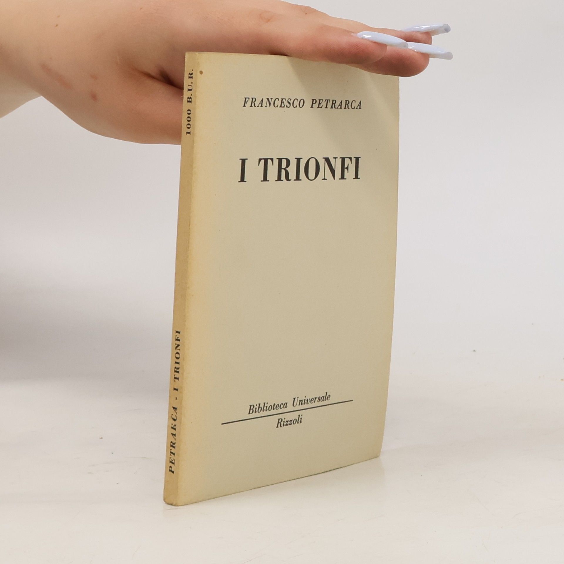 Francesco Petrarca I trionfi