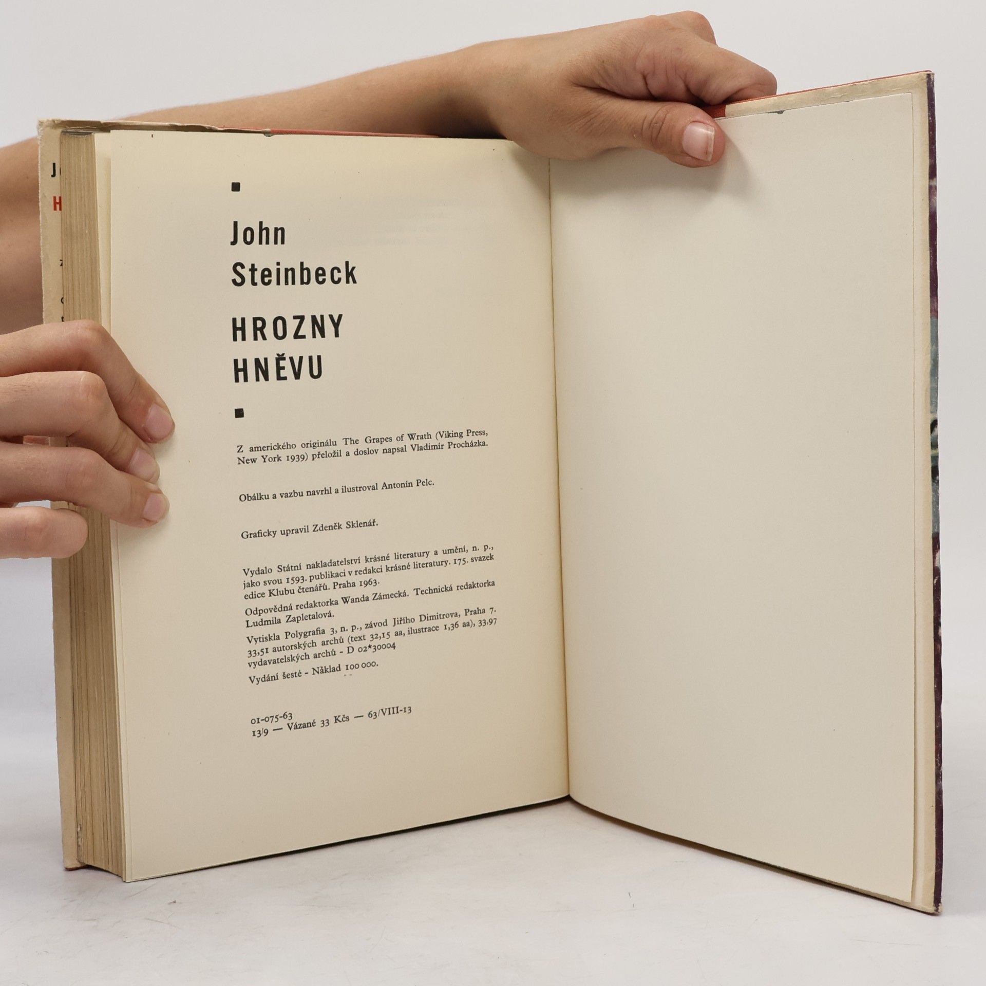 John Steinbeck Hrozny hněvu