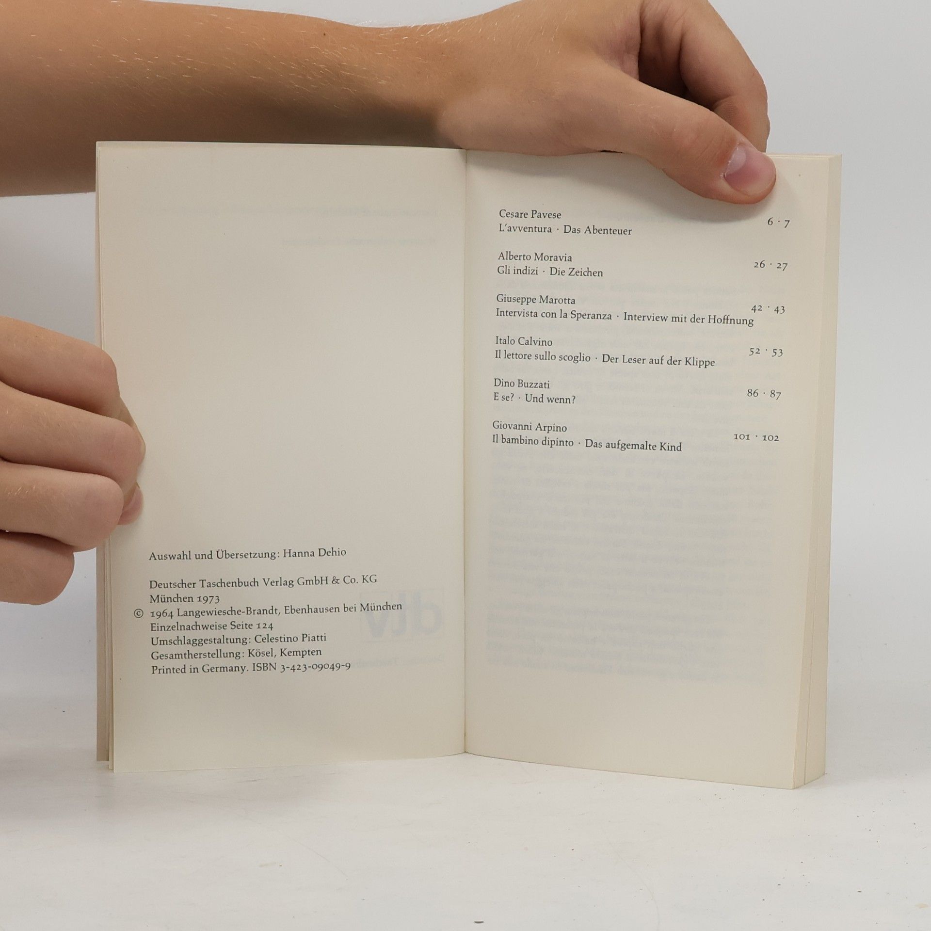Various authors Racconti Italiani Moderni. Moderne italienische Erzählungen