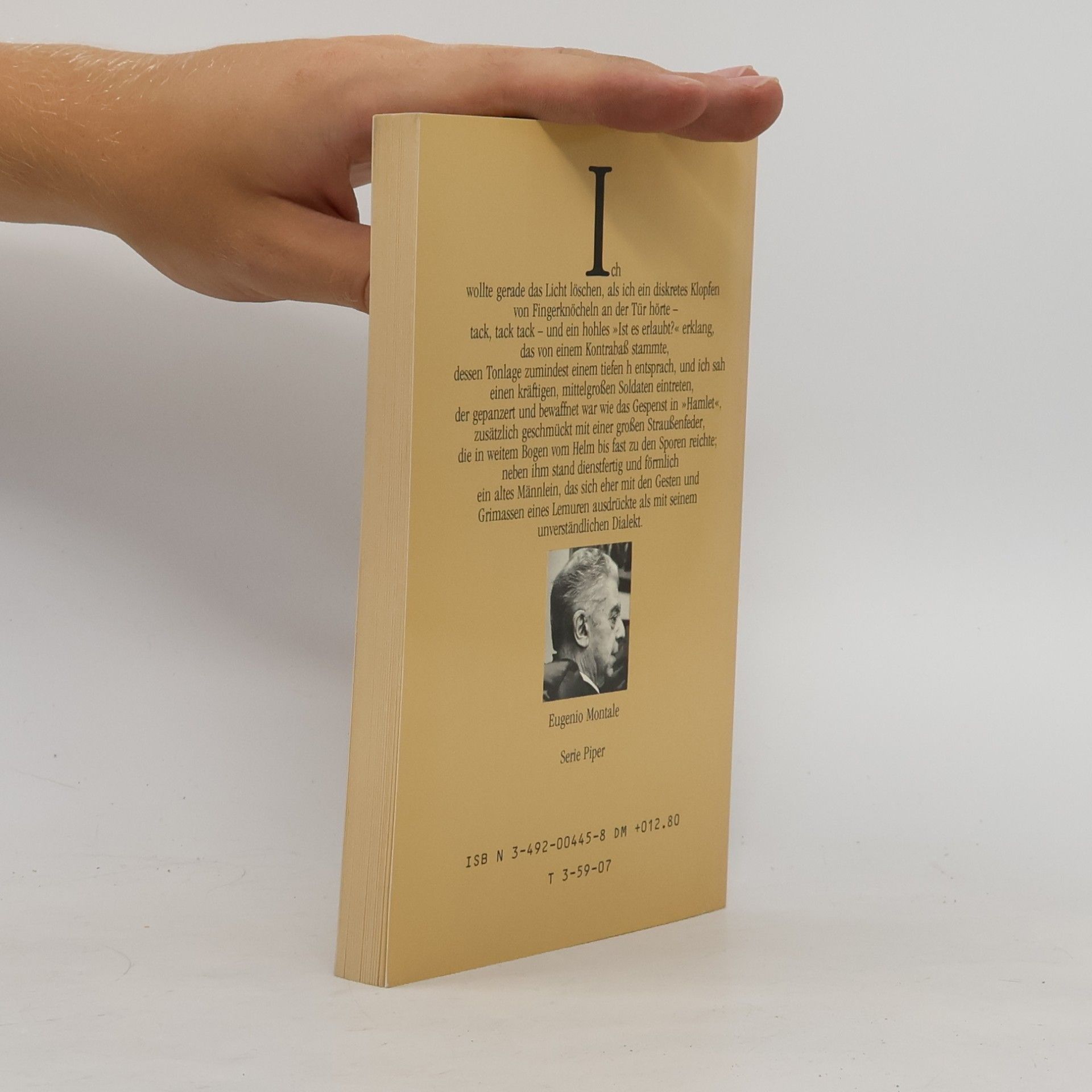 Eugenio Montale Die Straussenfeder