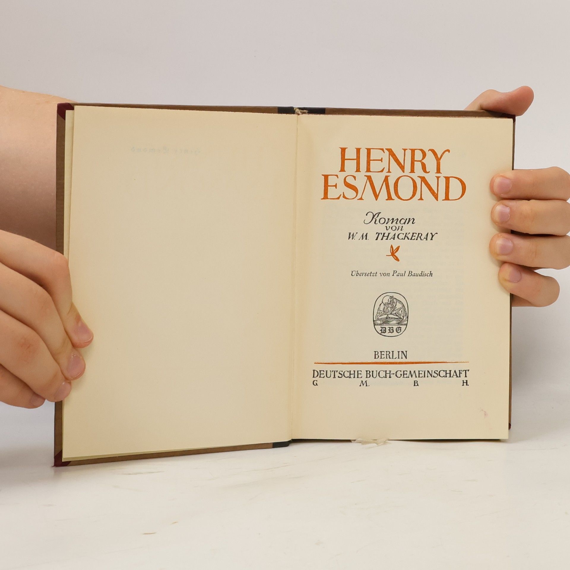 William Makepeace Thackeray Henry Esmond