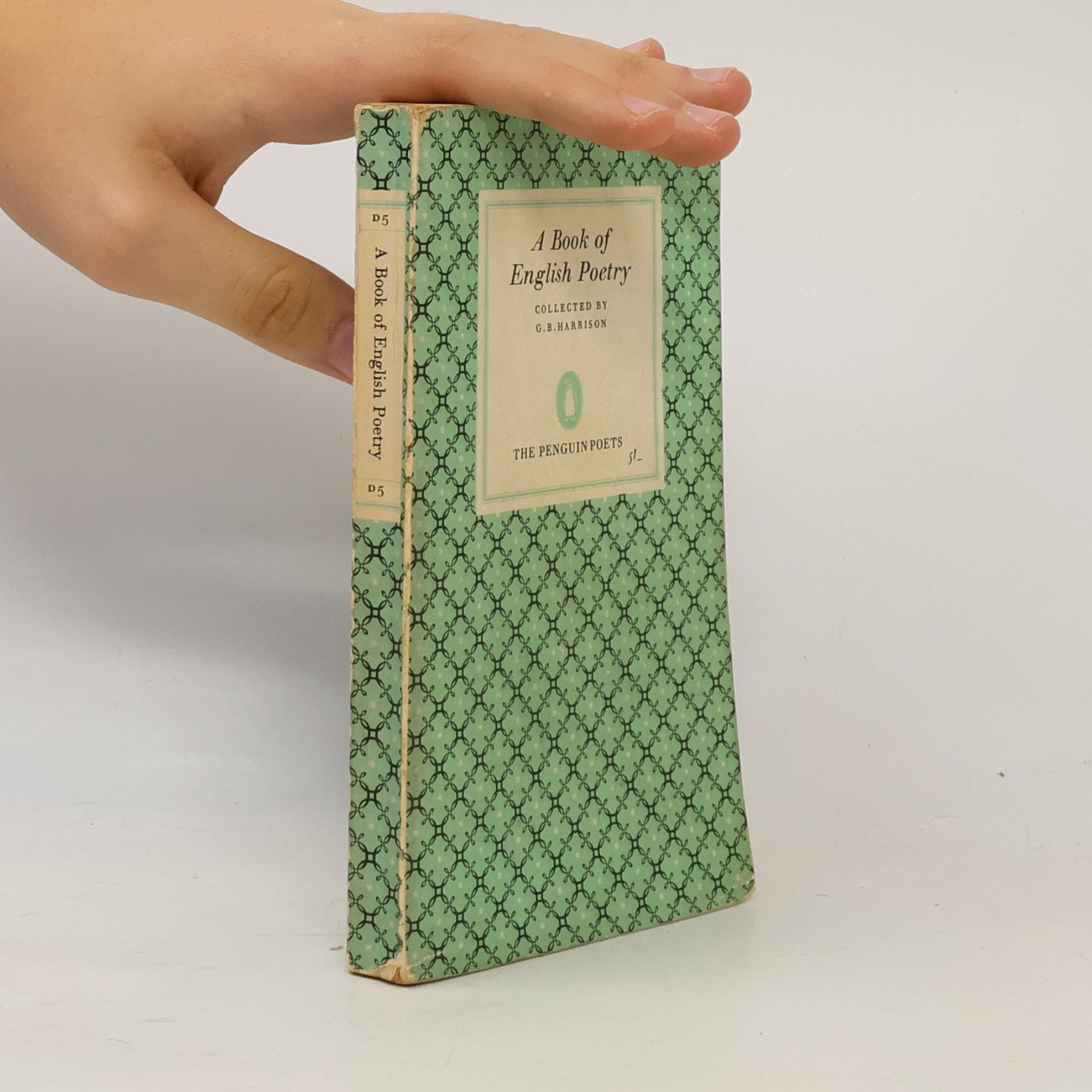 Various authors A Book of English Poetry