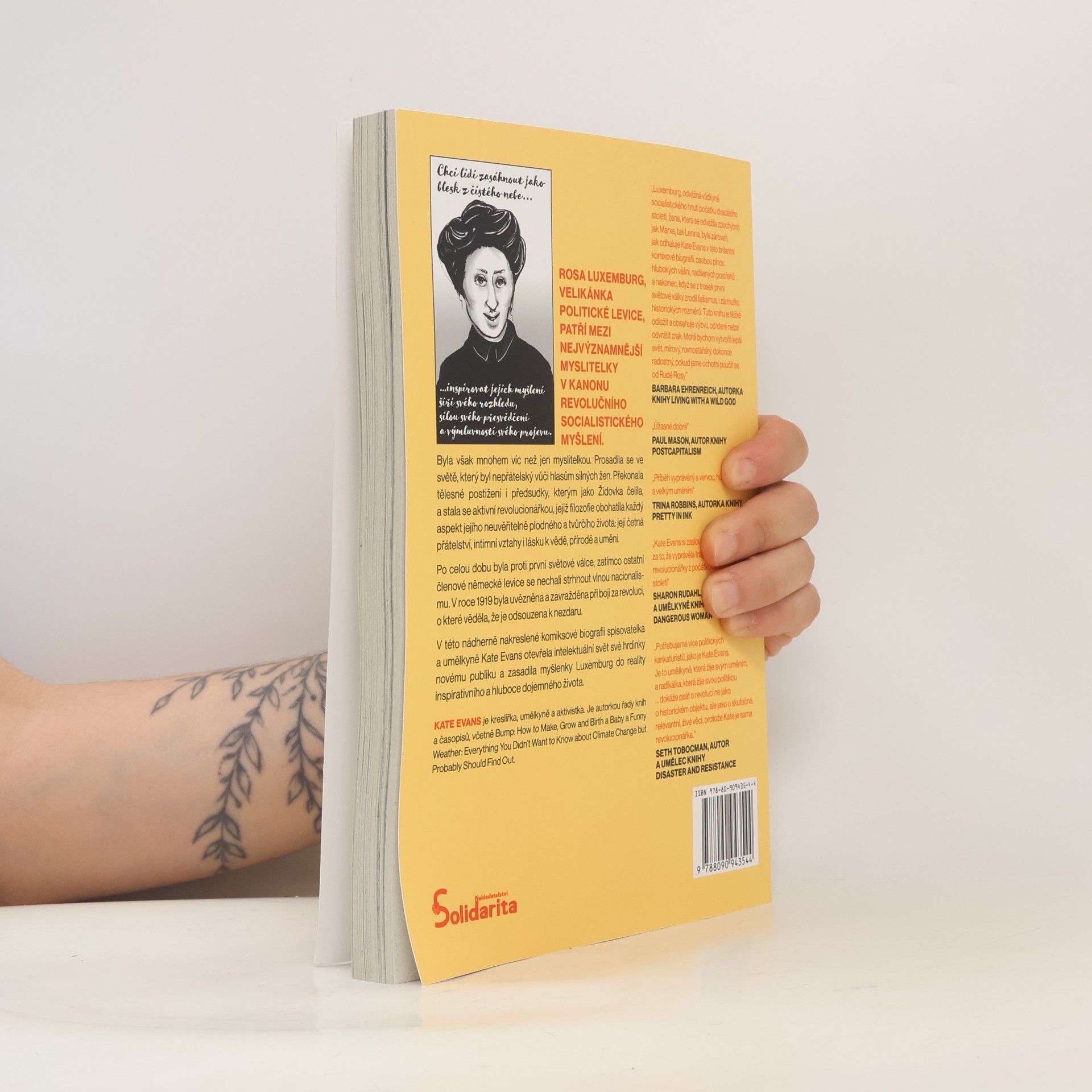 Kate Evans Rudá Rosa: Komixový životopis Rosy Luxemburg