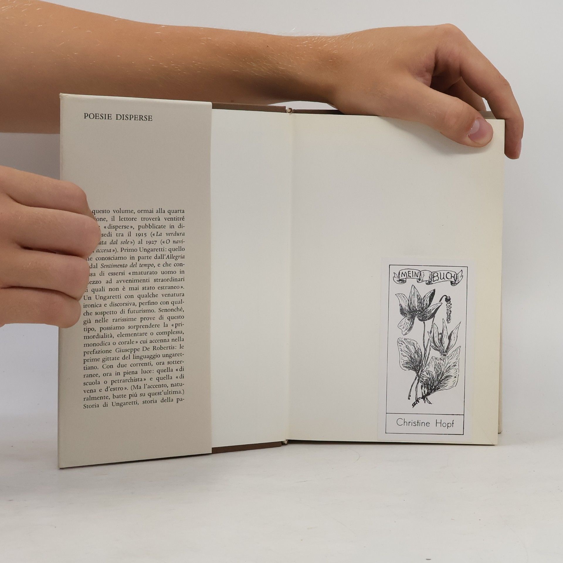 Giuseppe Ungaretti Poesie disperse
