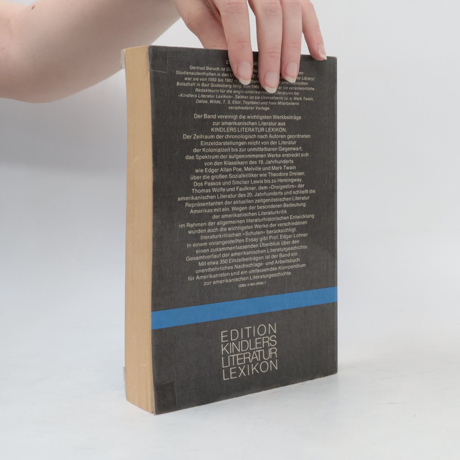 Gertrud Baruch Hauptwerke der amerikanischen Literatur