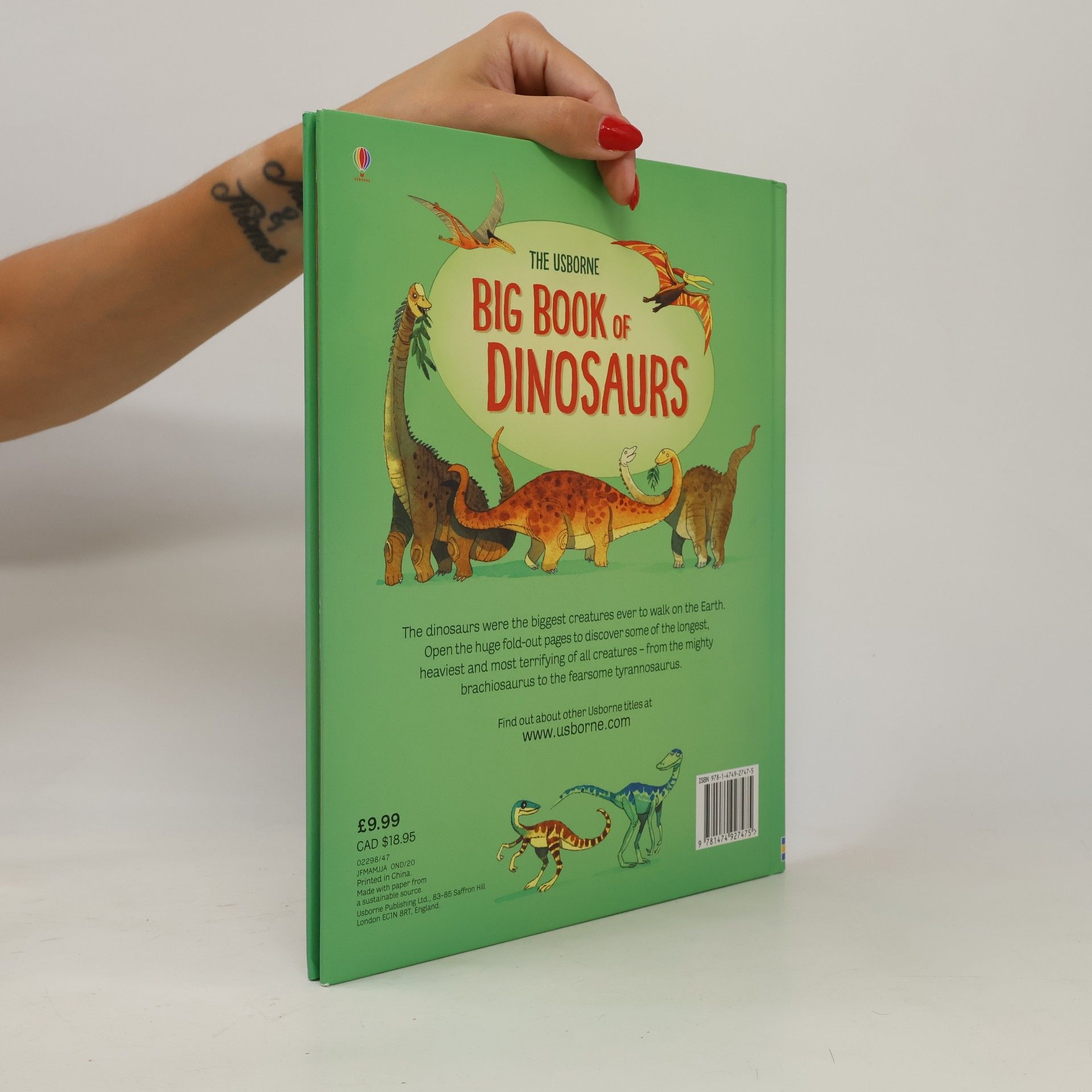 Alex Frith Big book of dinosaurs