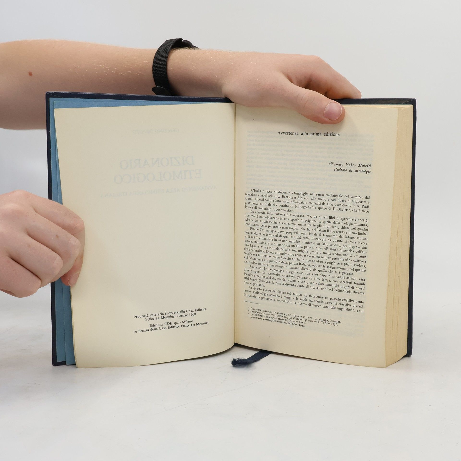 Giacomo Devoto Dizionario etimologico