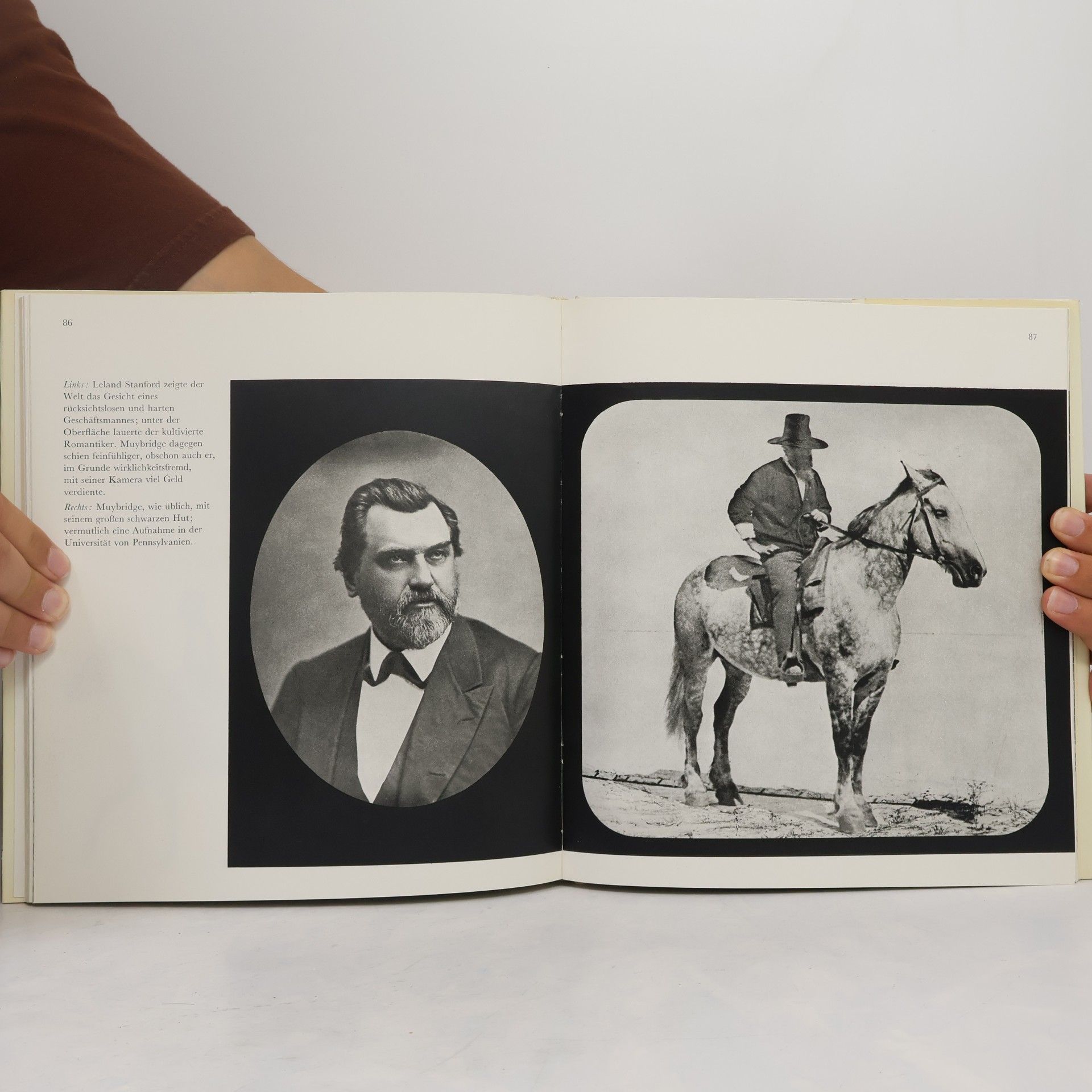 Eadweard Muybridge Der Mann, der die Bilder laufen liess oder Eadweard Muybridge und die 25000$-Wette [Fünfundzwanzigtausend-Dollar-Wette]
