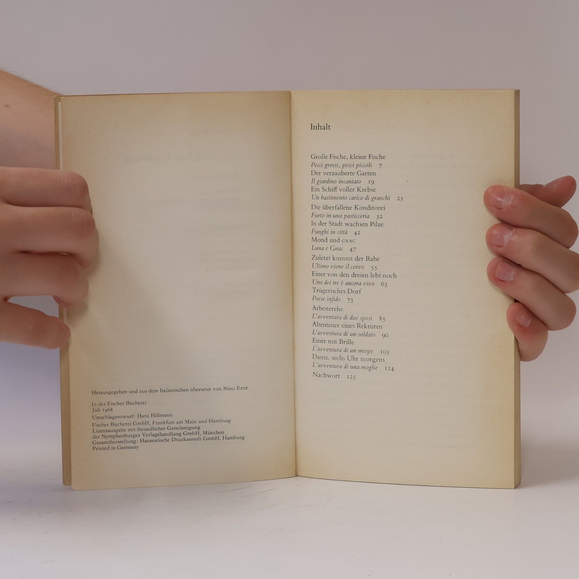 Italo Calvino Die uberfallene konditorei