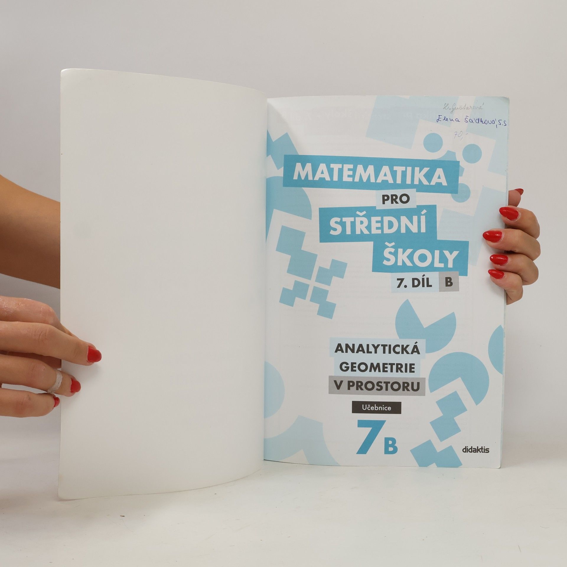 Jan Vondra Matematika pro střední školy – 7. díl B: Analytická geometrie v prostoru – Učebnice