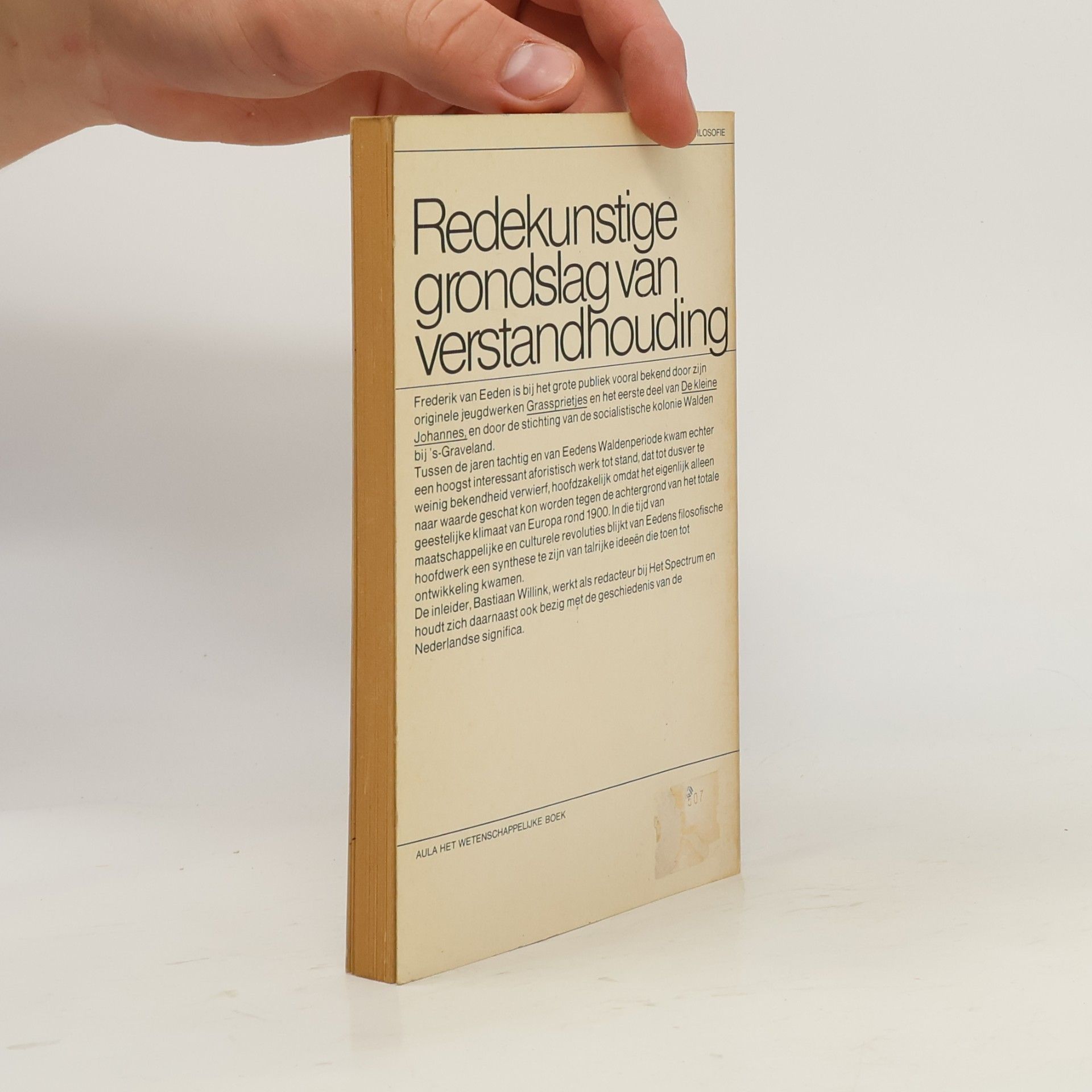 Frederik van Eeden Redekunstige grondslag van verstandhouding