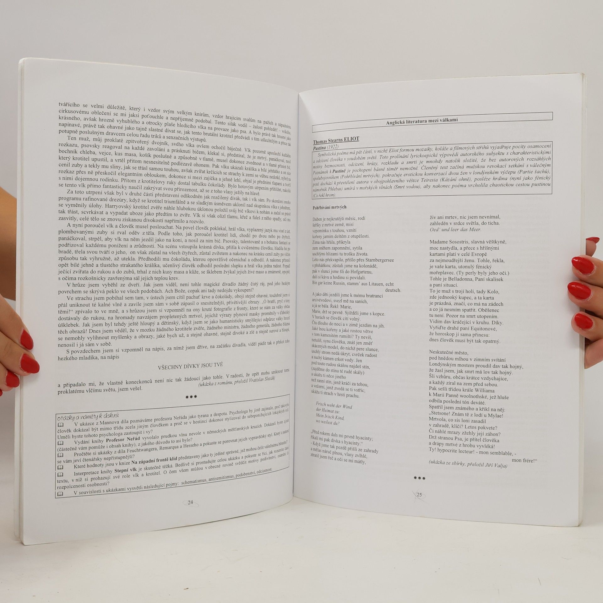 Vladimír Prokop Čítanka k přehledu světové literatury 20. století