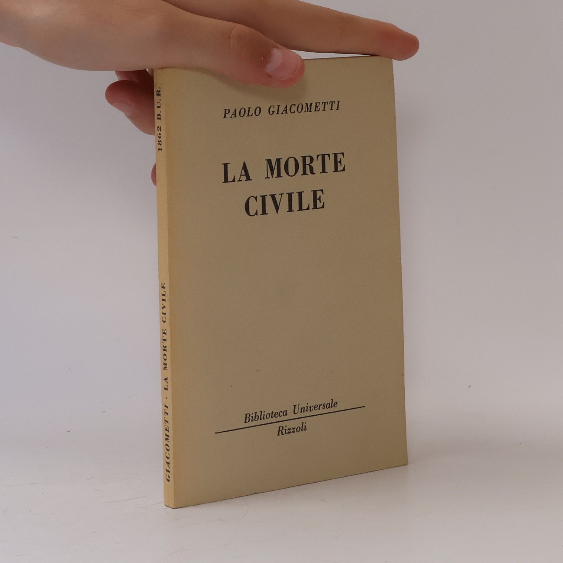 Paolo Giacometti La Morte Civile