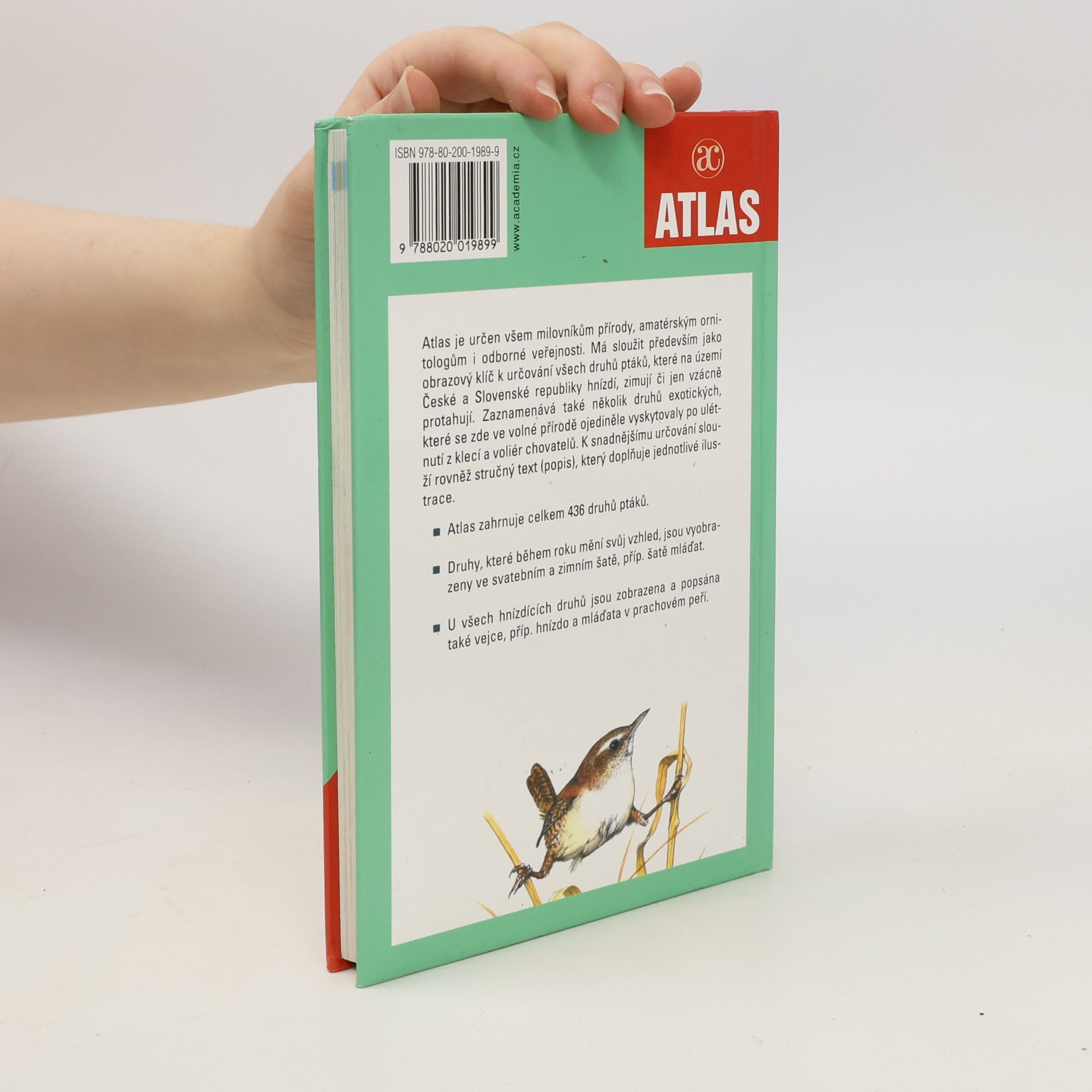 Jan Dungel Atlas ptáků České a Slovenské republiky
